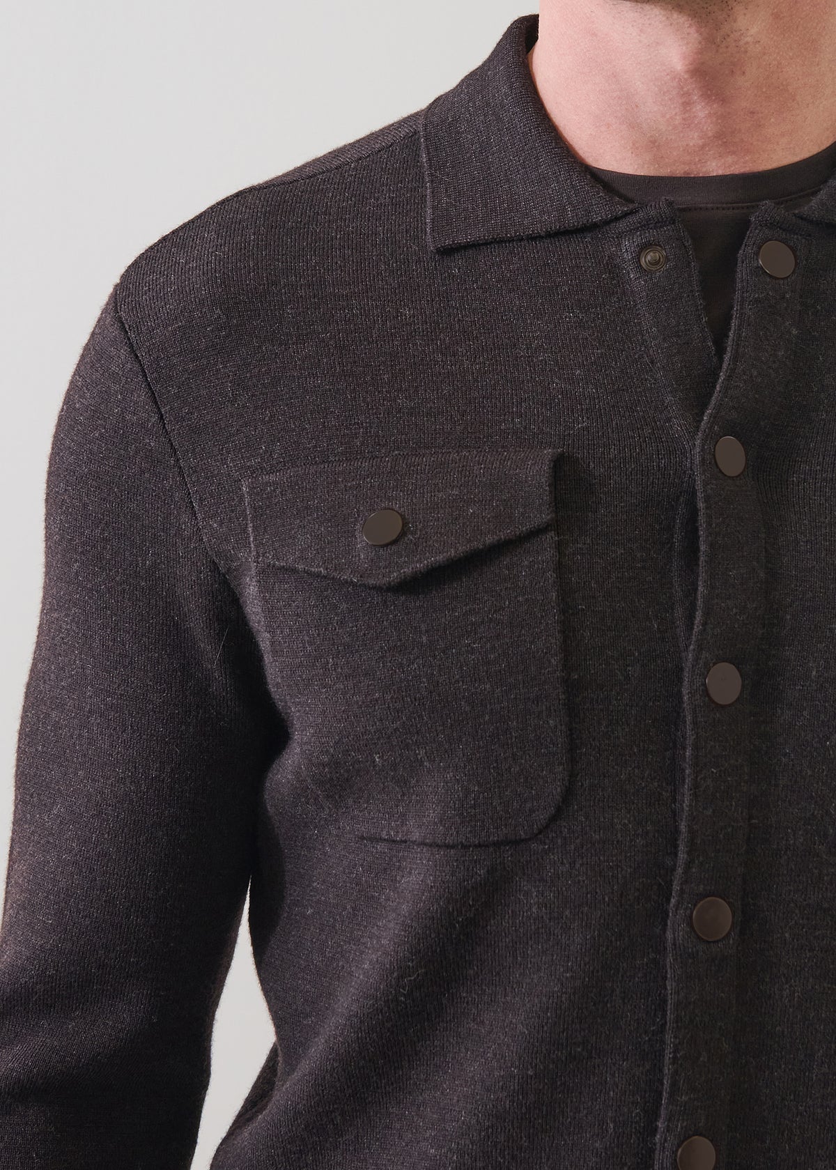 Merino Milano Stitch Overshirt - PATRICK ASSARAF