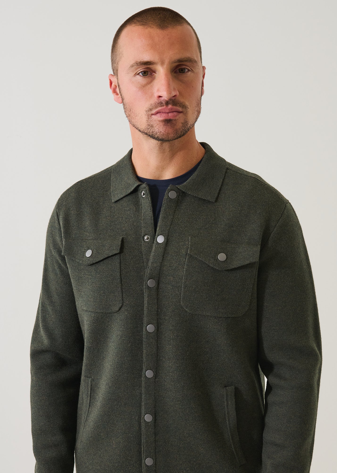 Merino Milano Stitch Overshirt