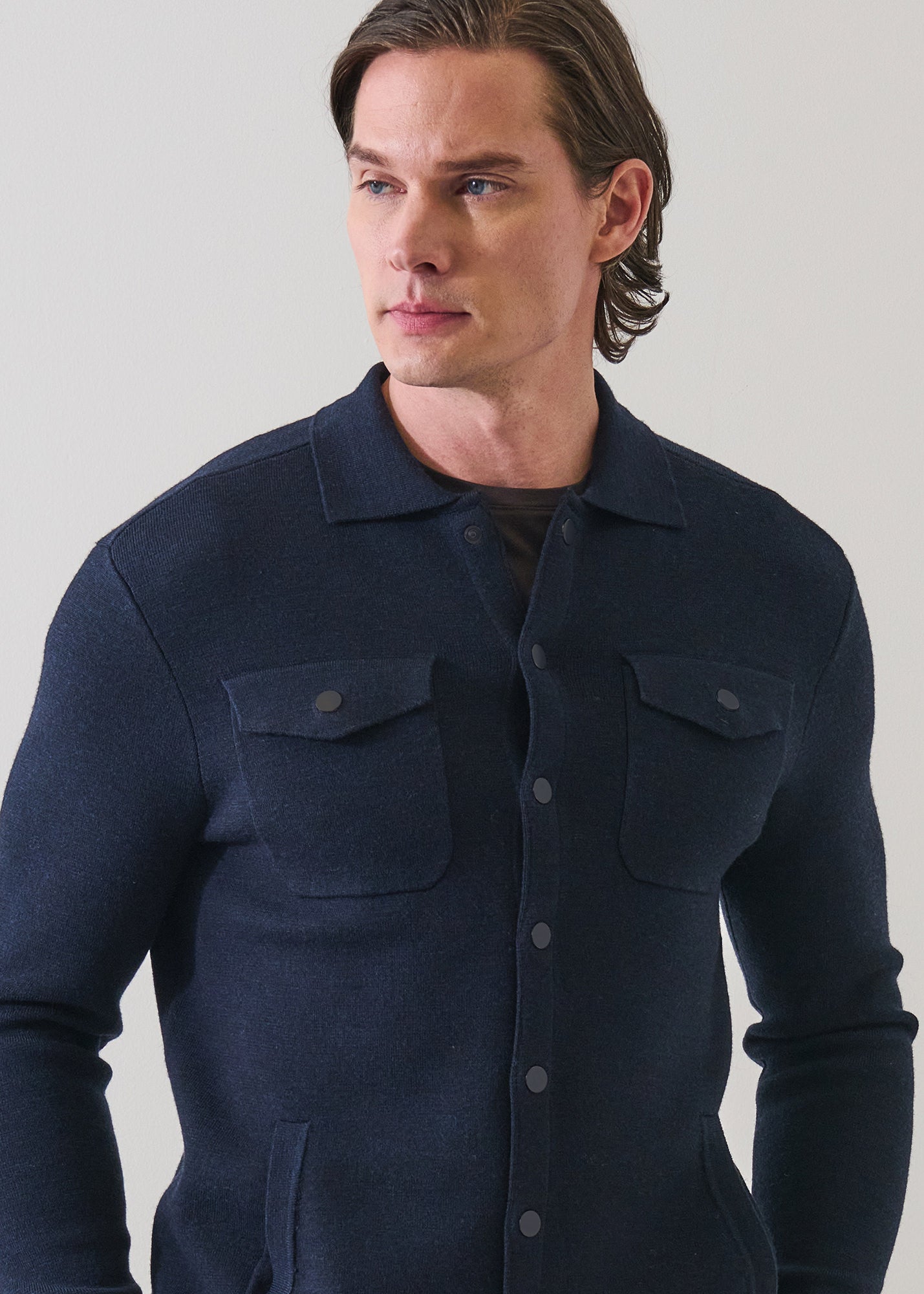 Merino Milano Stitch Overshirt - PATRICK ASSARAF