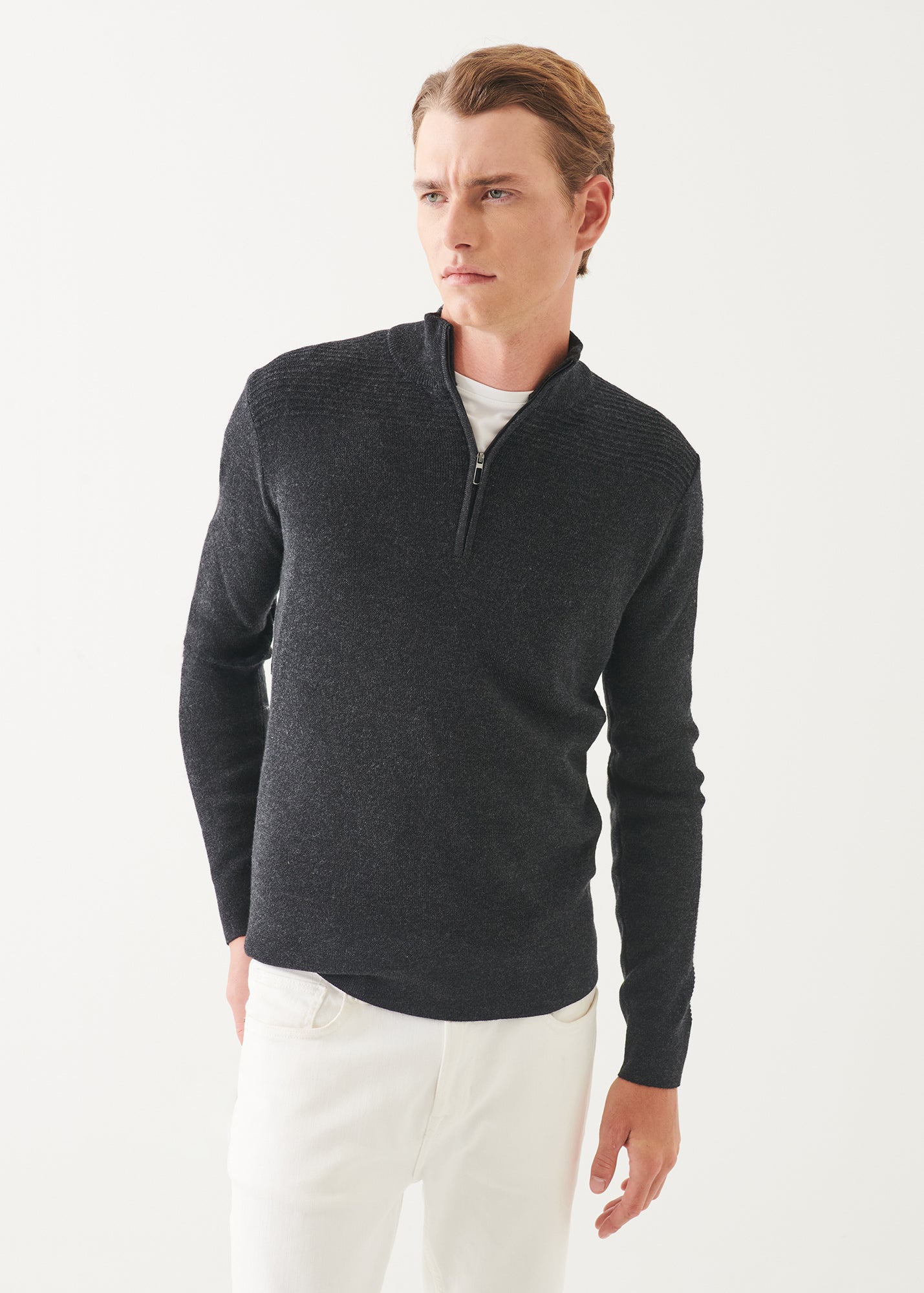 Merino Quarter Zip