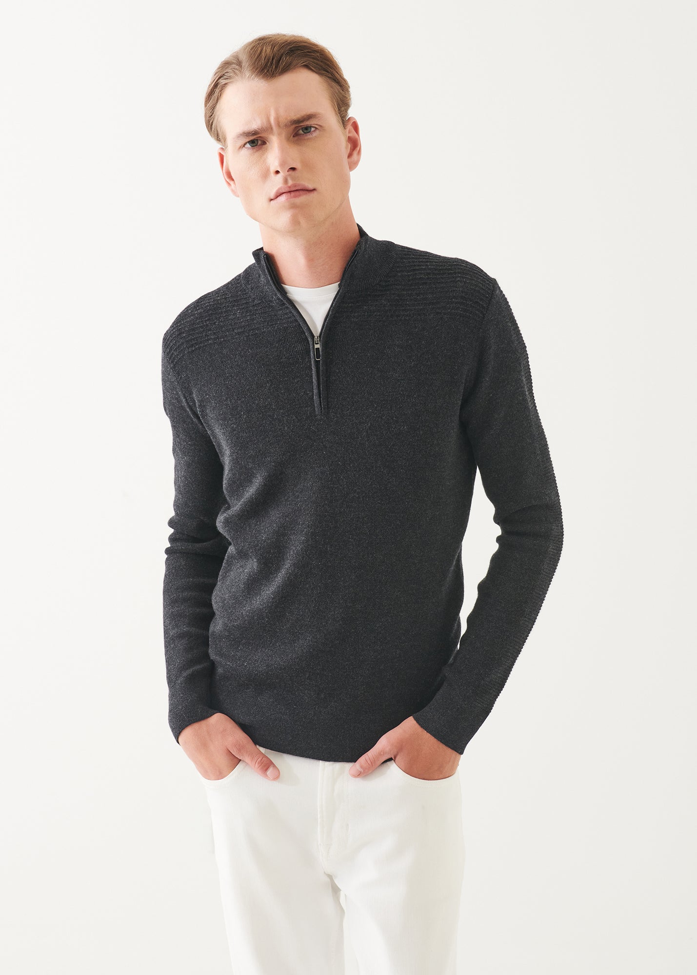 Merino Quarter Zip