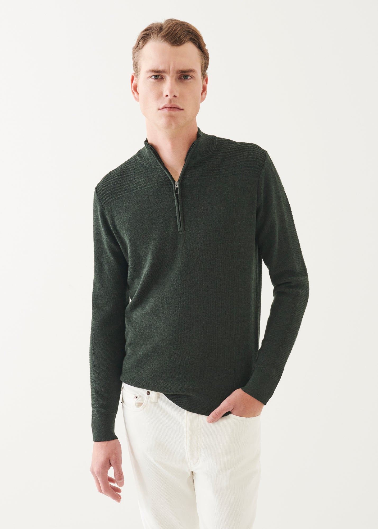 Merino Quarter Zip