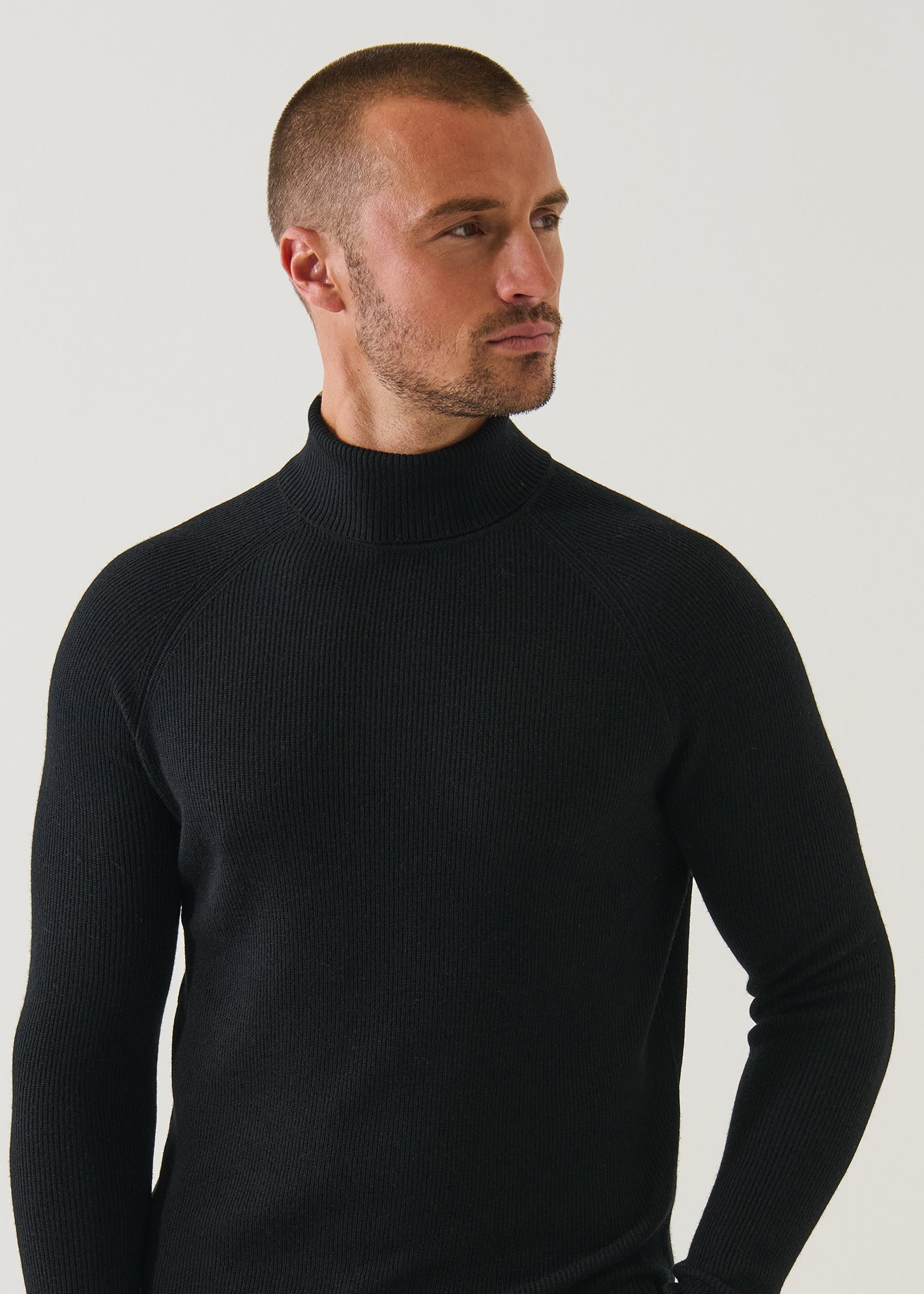 Merino Ribbed Turtleneck