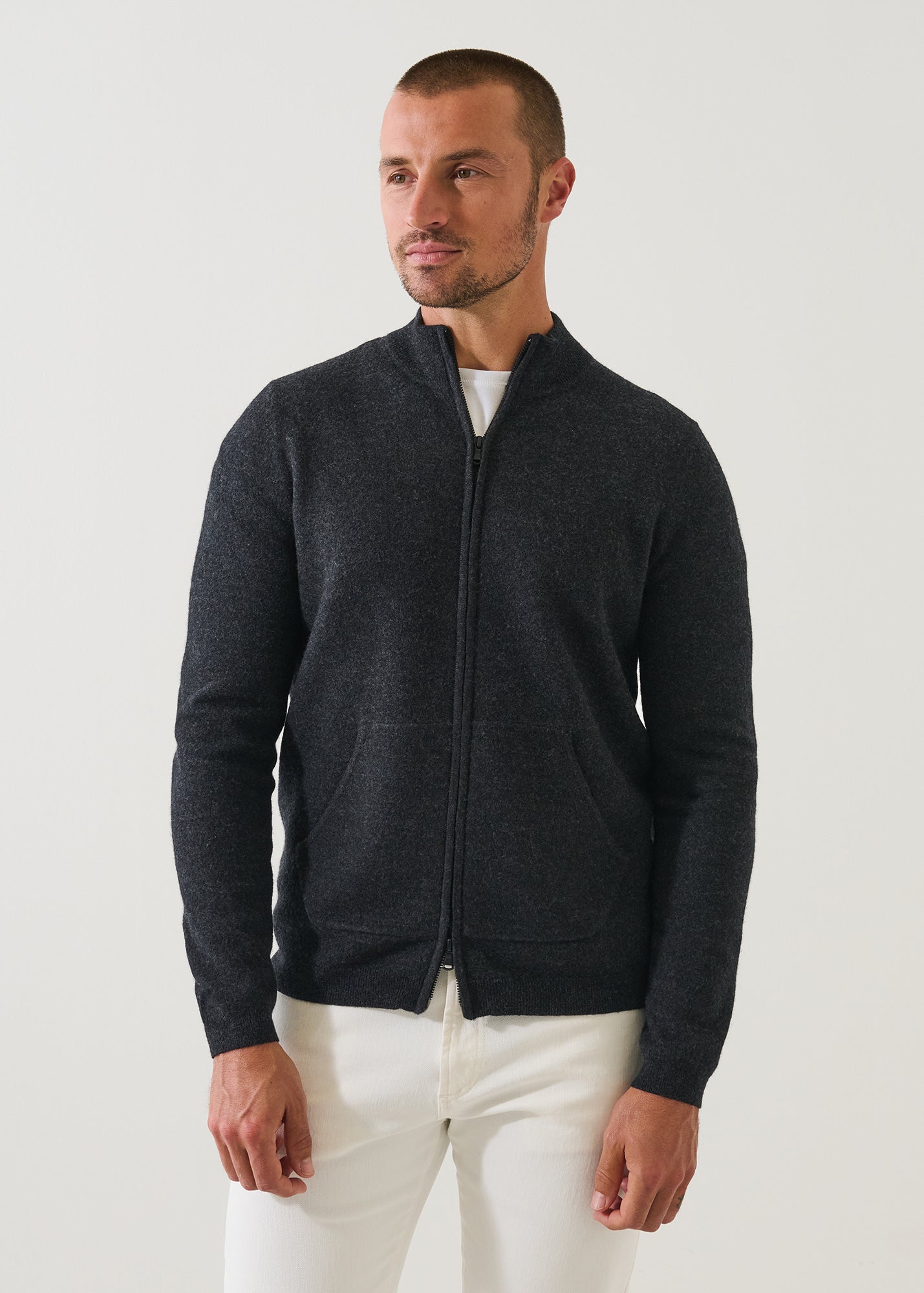 Boiled Merino Full Zip Cardigan