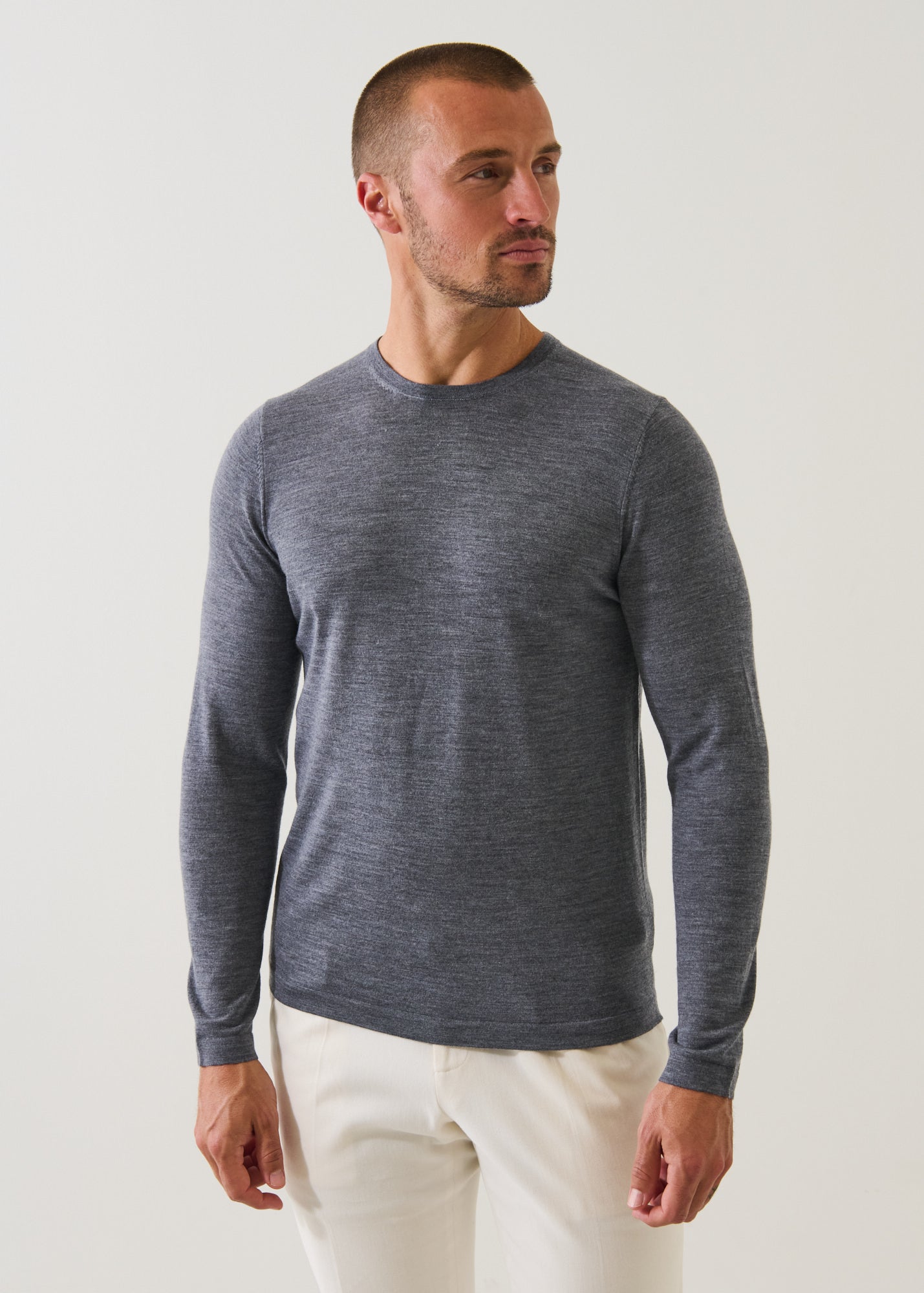 Extra-Fine Merino Crewneck - PATRICK ASSARAF