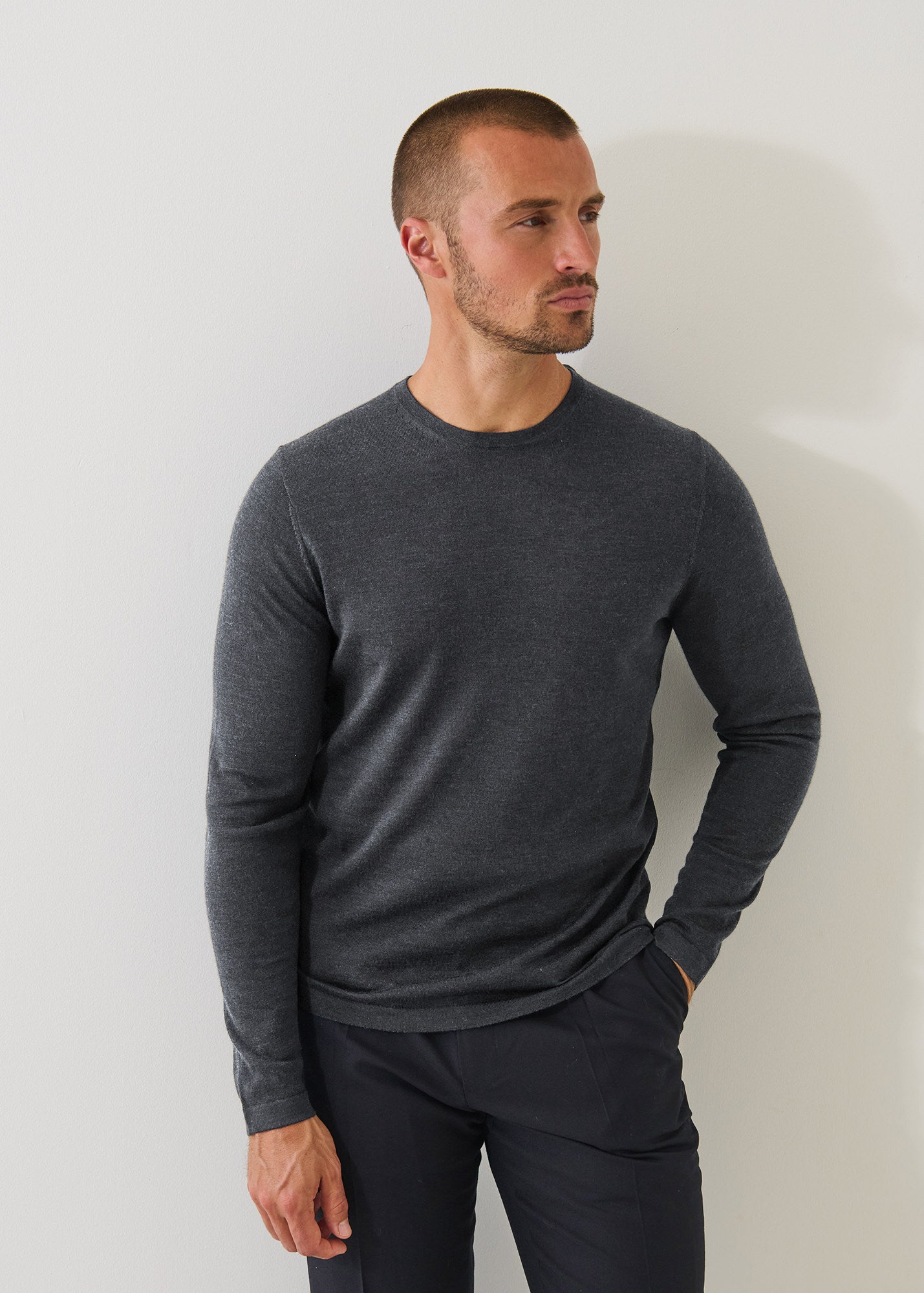 Extra-Fine Merino Crewneck - PATRICK ASSARAF