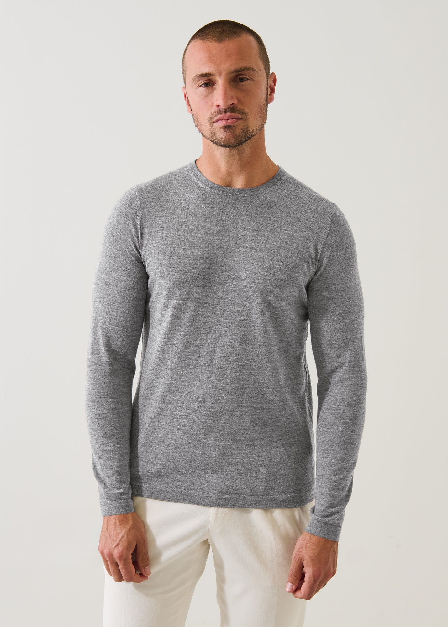 Extra-Fine Merino Crewneck - PATRICK ASSARAF