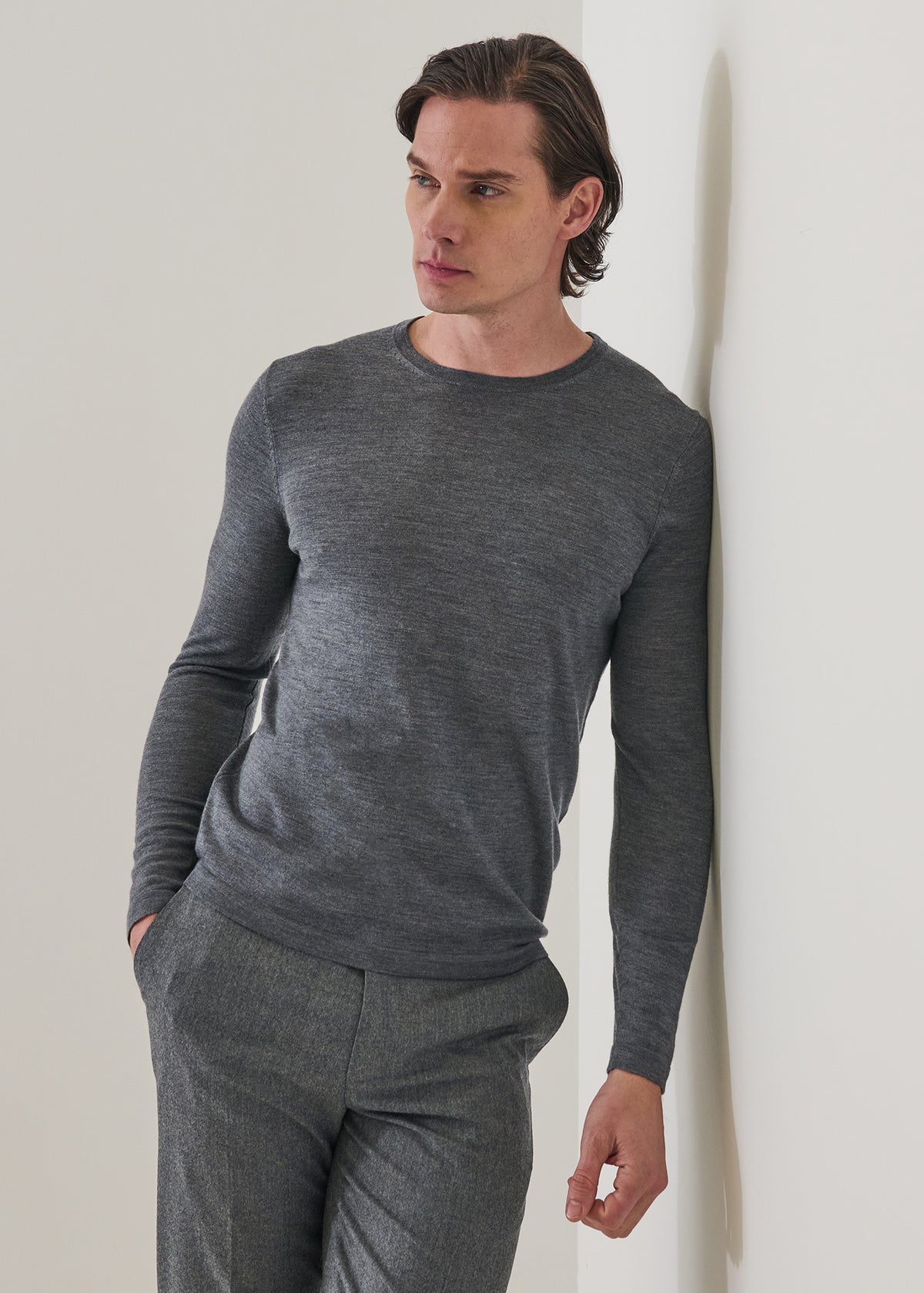 Extra-Fine Merino Crewneck - PATRICK ASSARAF