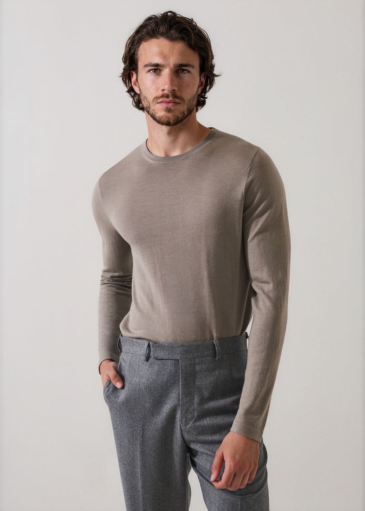 Extra-Fine Merino Crewneck - PATRICK ASSARAF