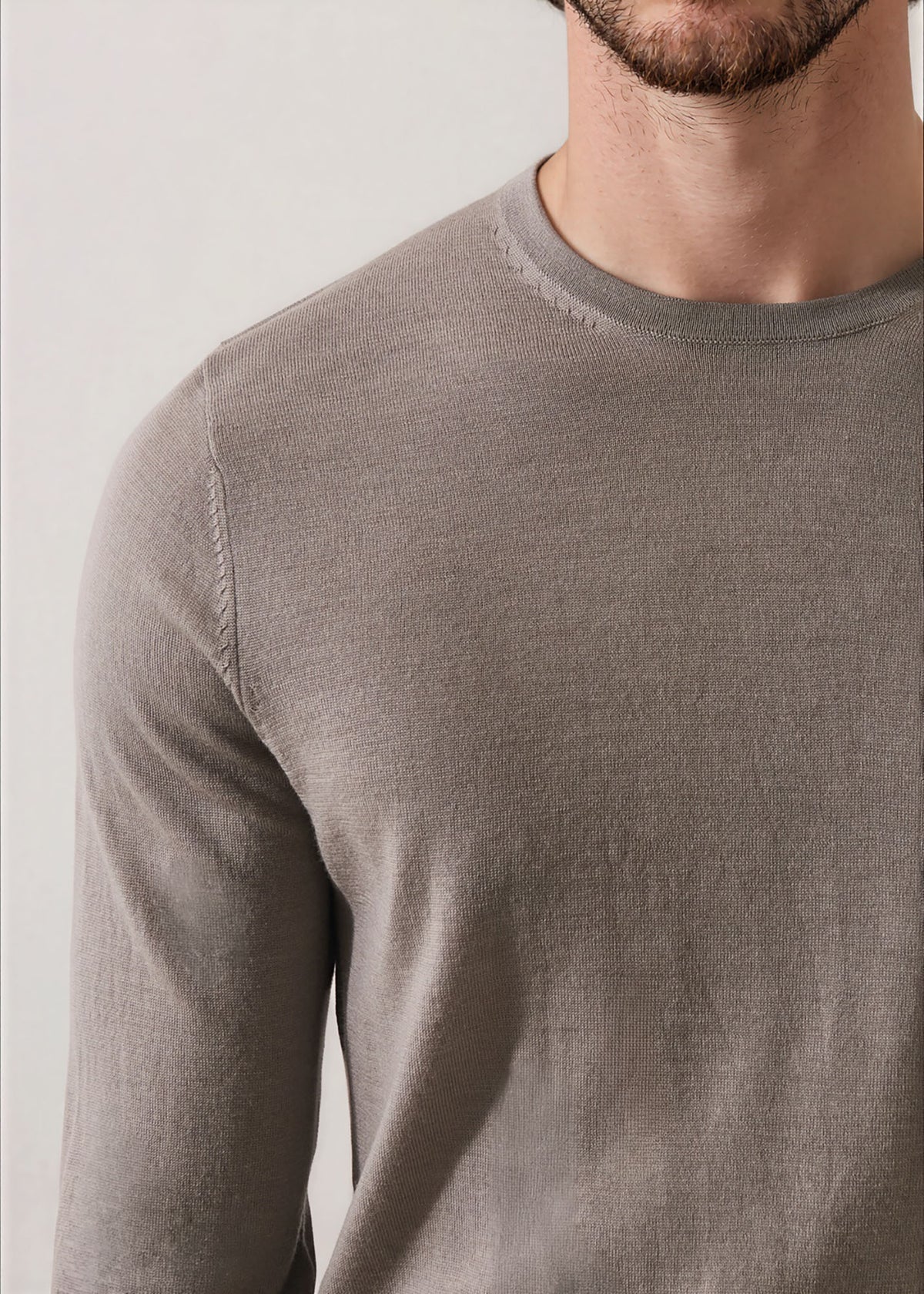 Extra-Fine Merino Crewneck - PATRICK ASSARAF