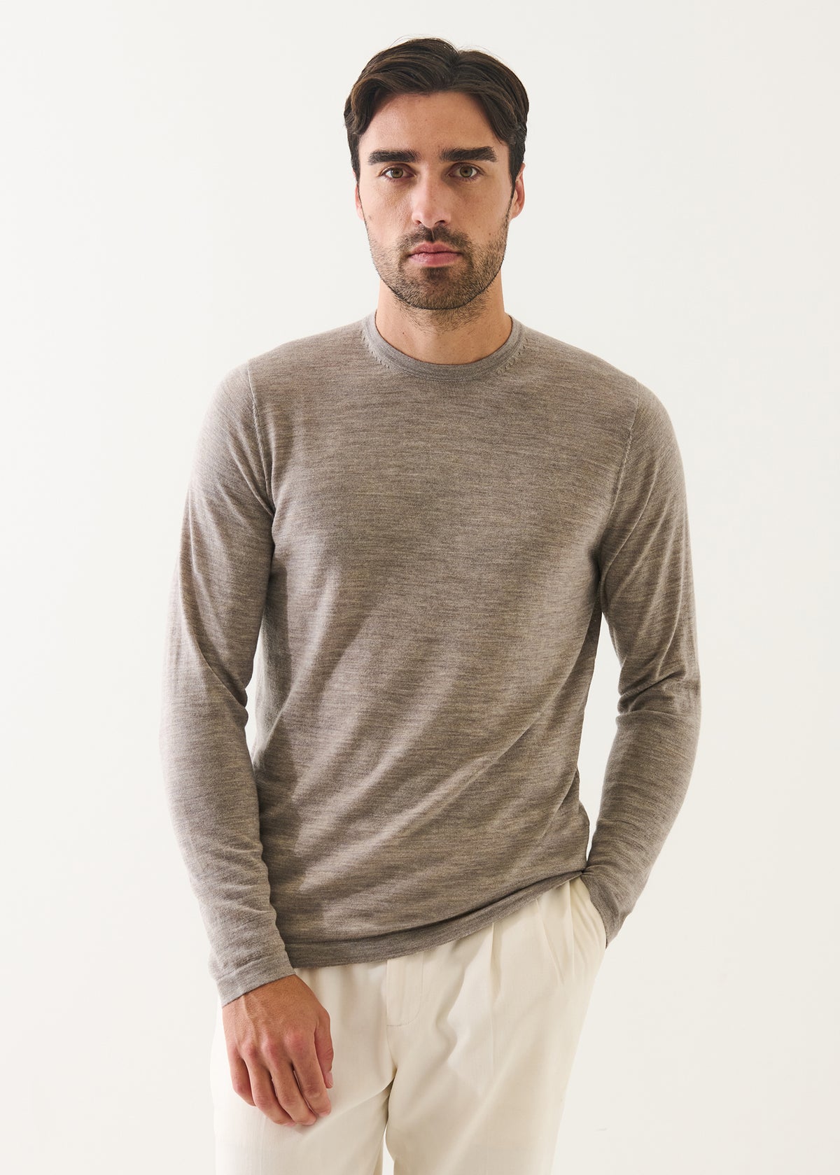 Extra-Fine Merino Crewneck - PATRICK ASSARAF