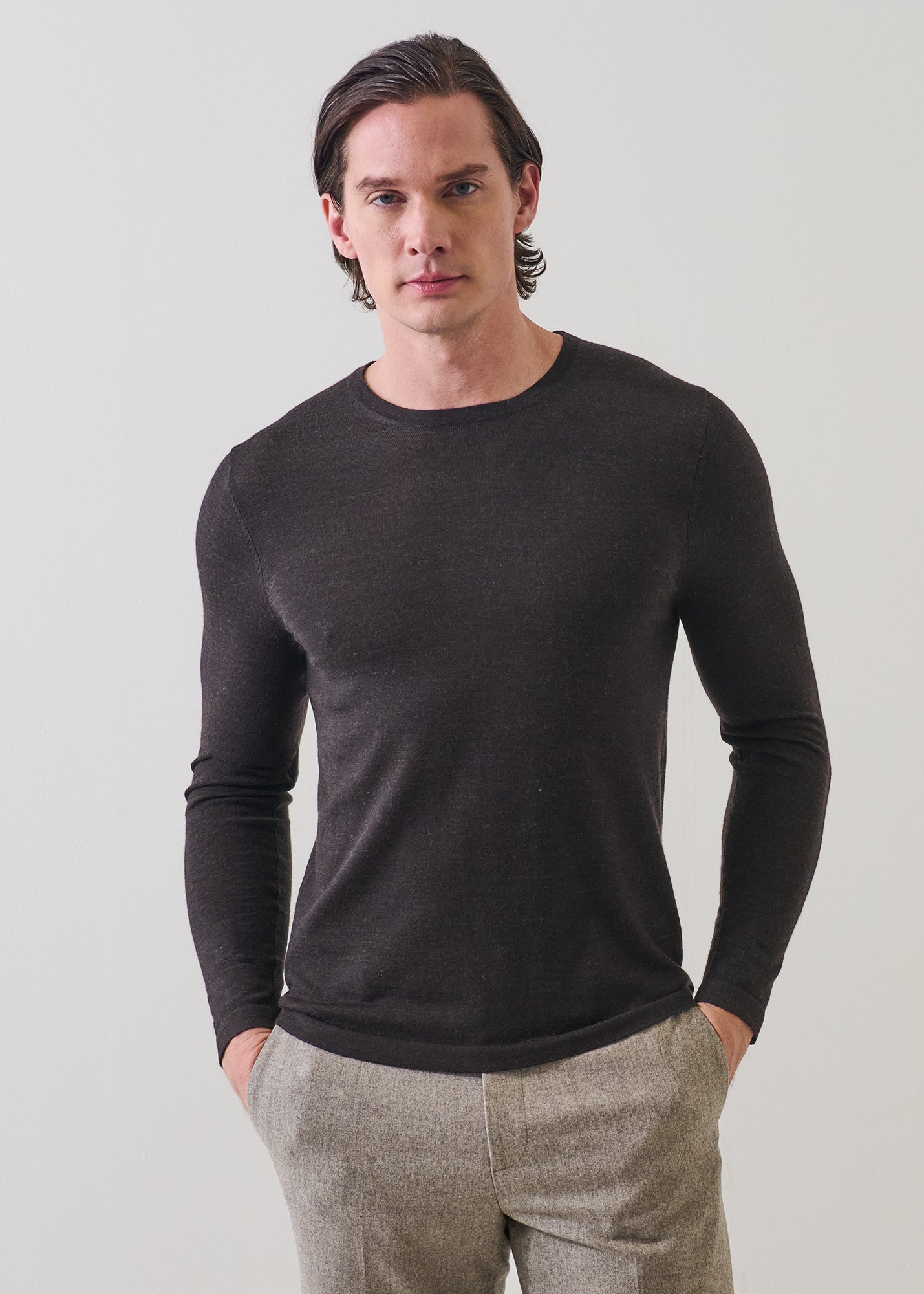 Extra-Fine Merino Crewneck - PATRICK ASSARAF