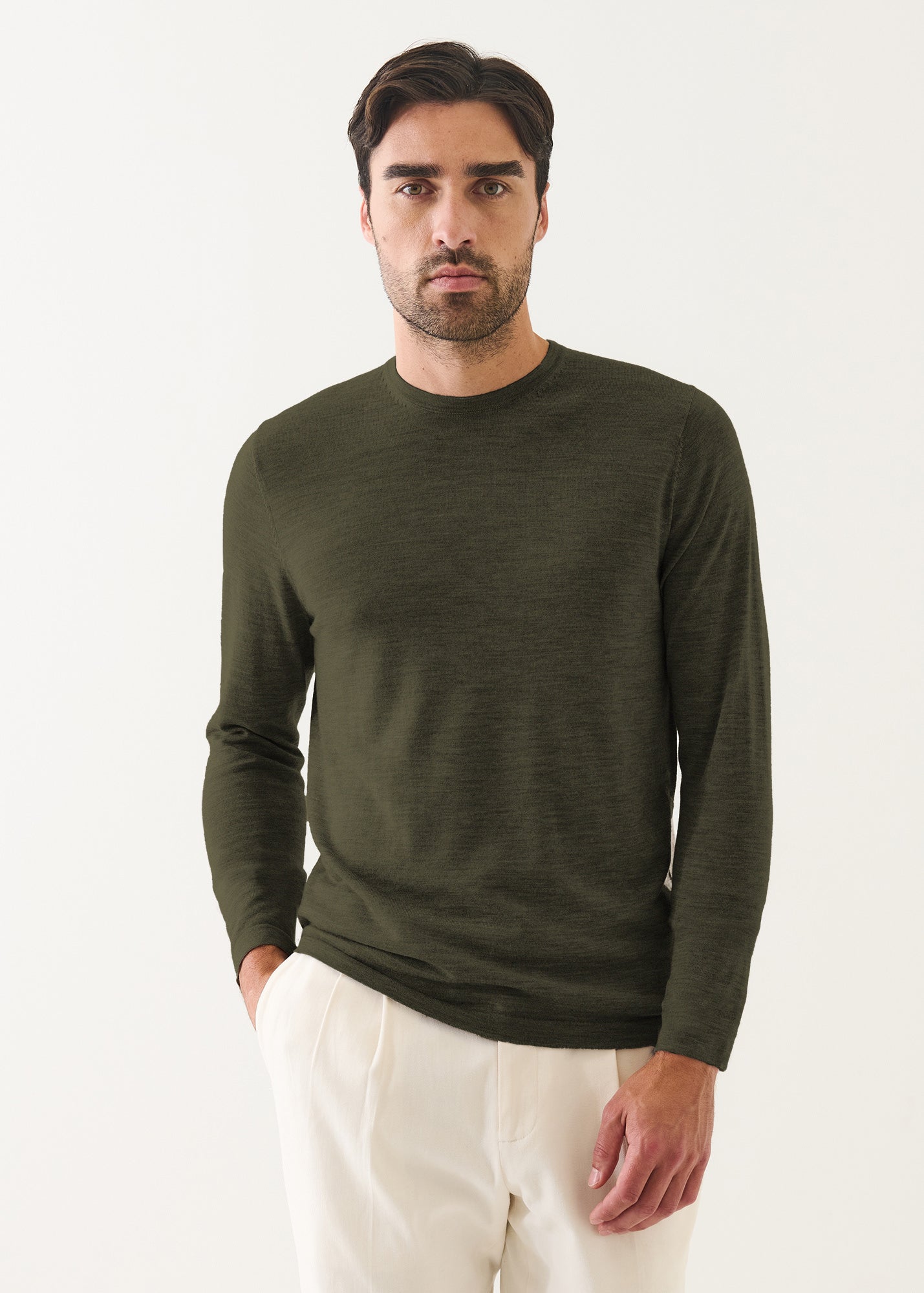 Extra-Fine Merino Crewneck - PATRICK ASSARAF