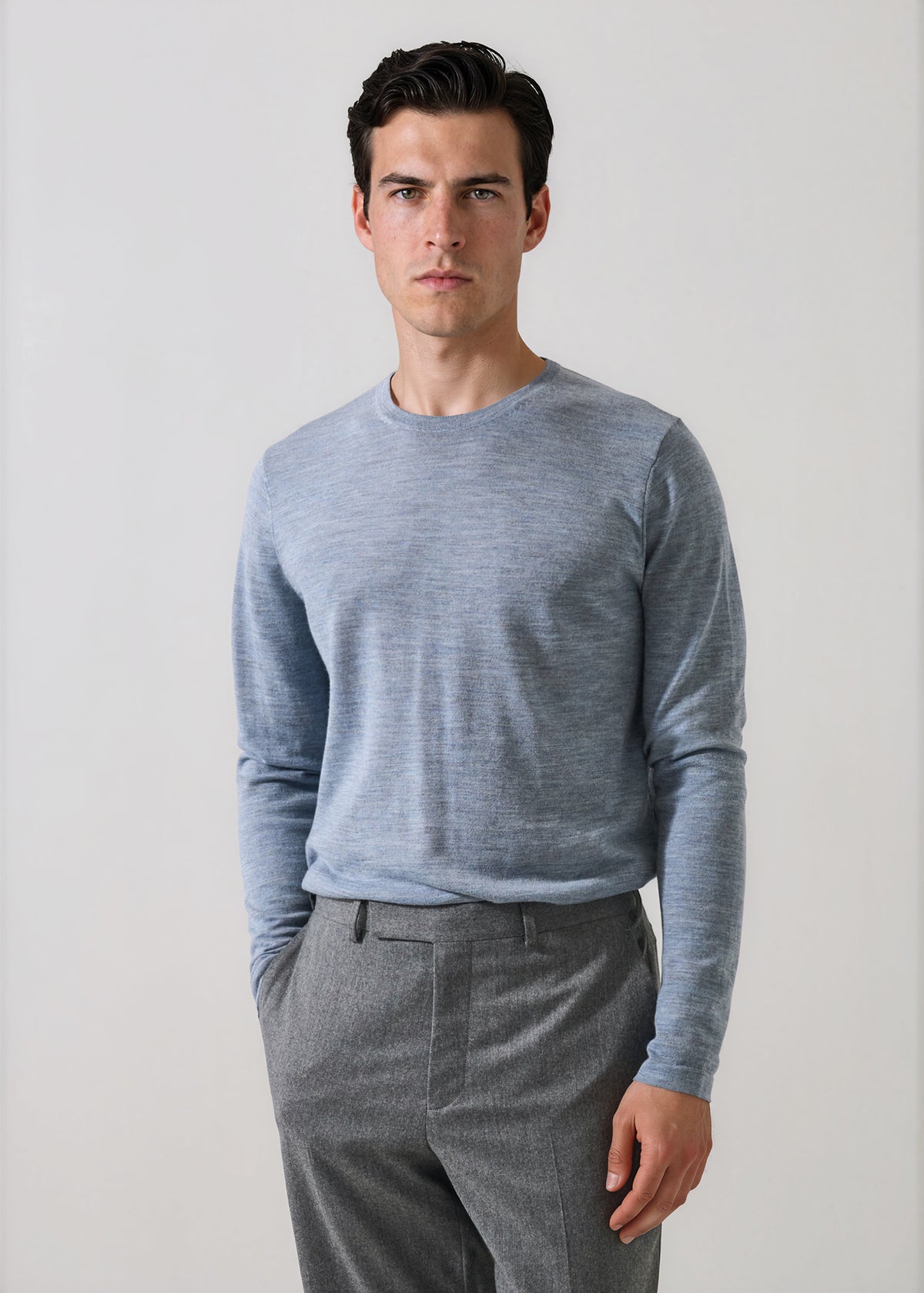 Extra-Fine Merino Crewneck - PATRICK ASSARAF