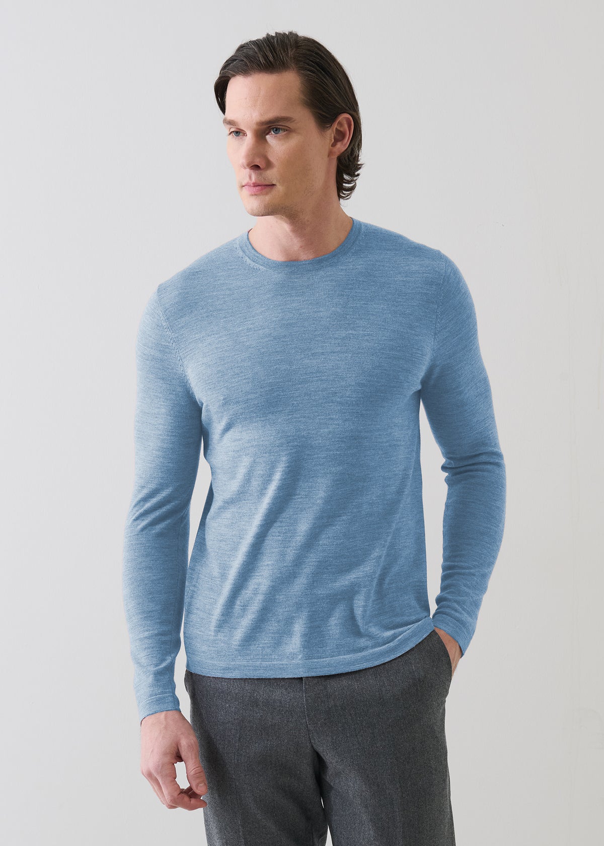 Extra-Fine Merino Crewneck - PATRICK ASSARAF