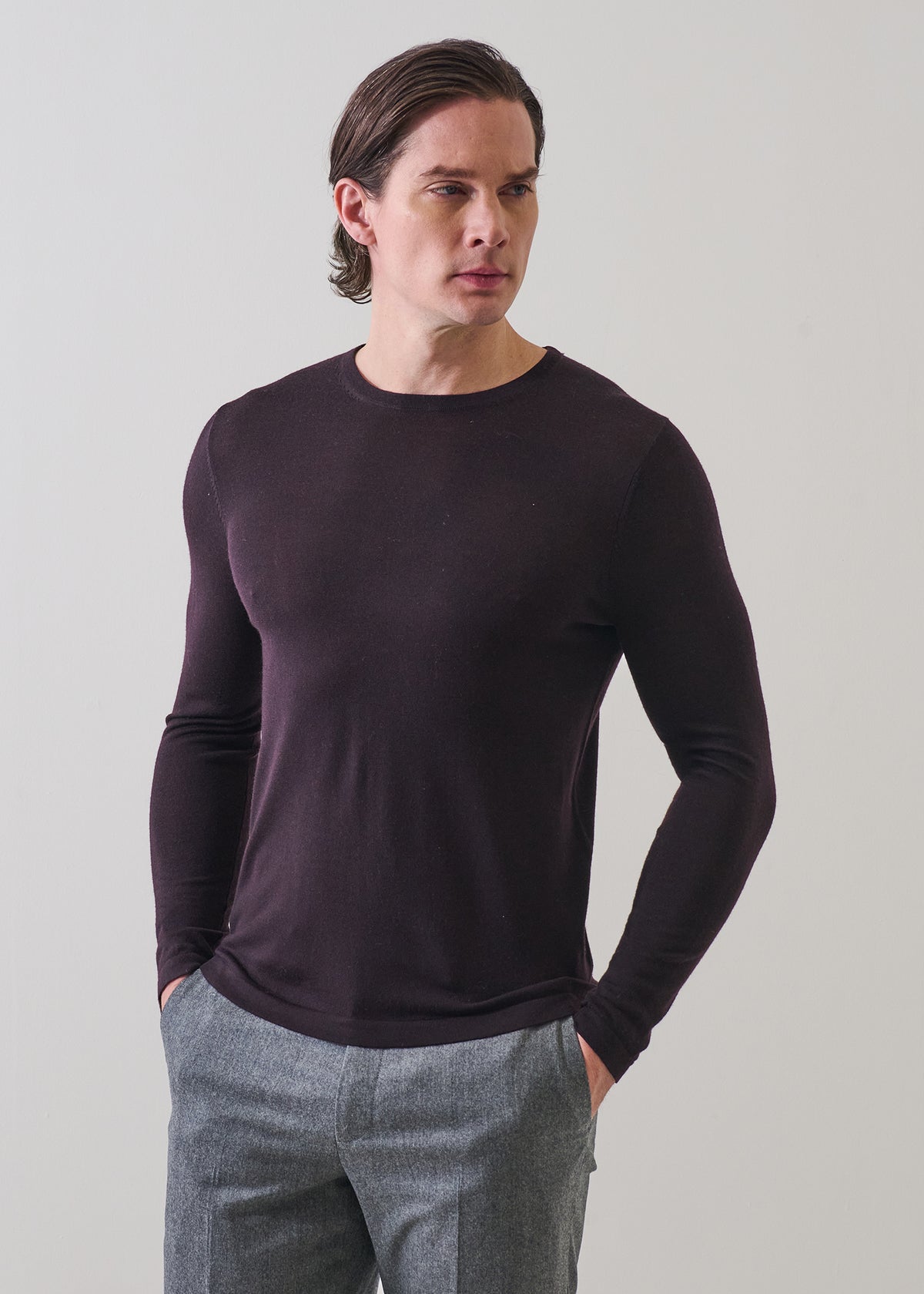 Extra-Fine Merino Crewneck - PATRICK ASSARAF