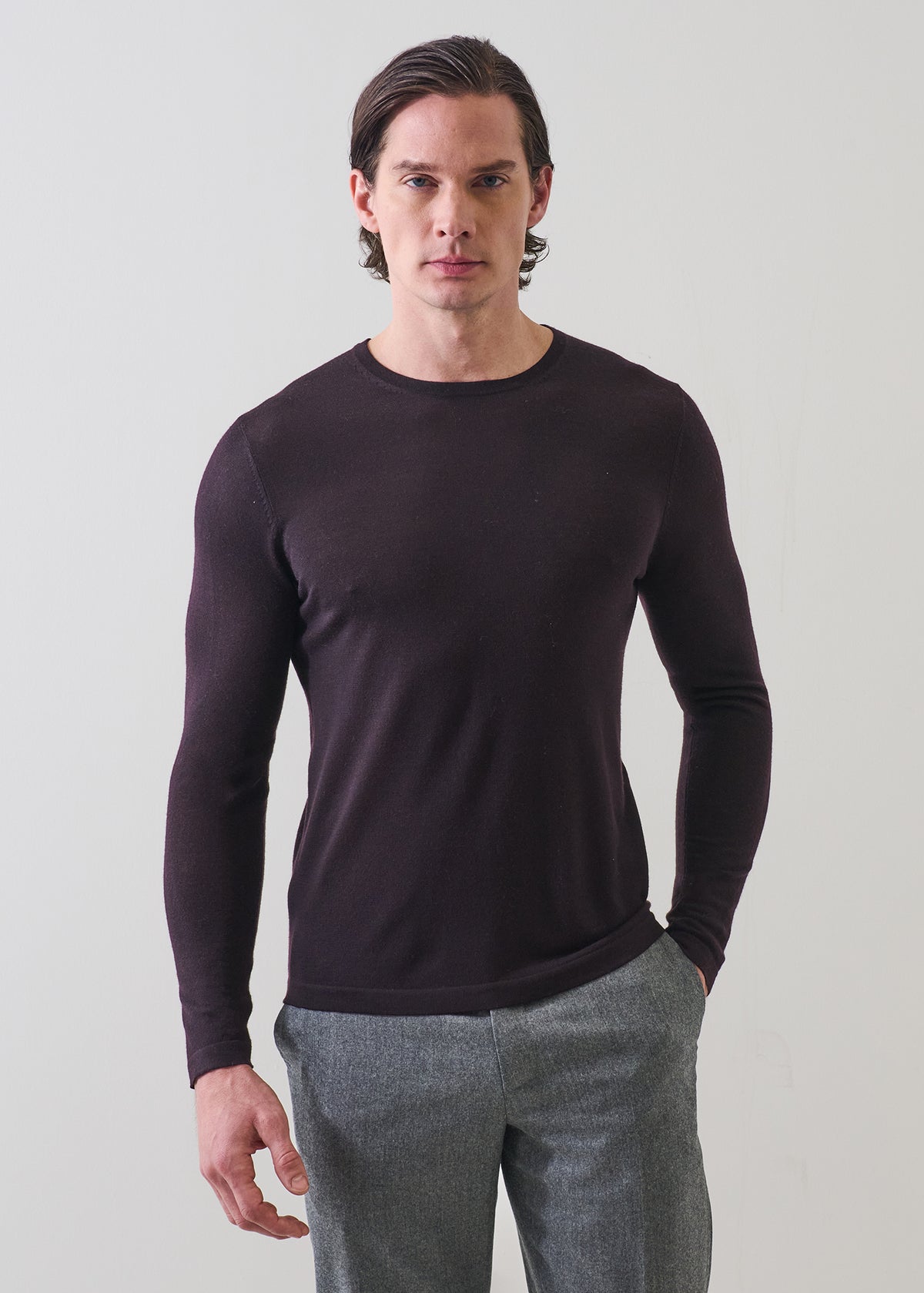 Extra-Fine Merino Crewneck - PATRICK ASSARAF