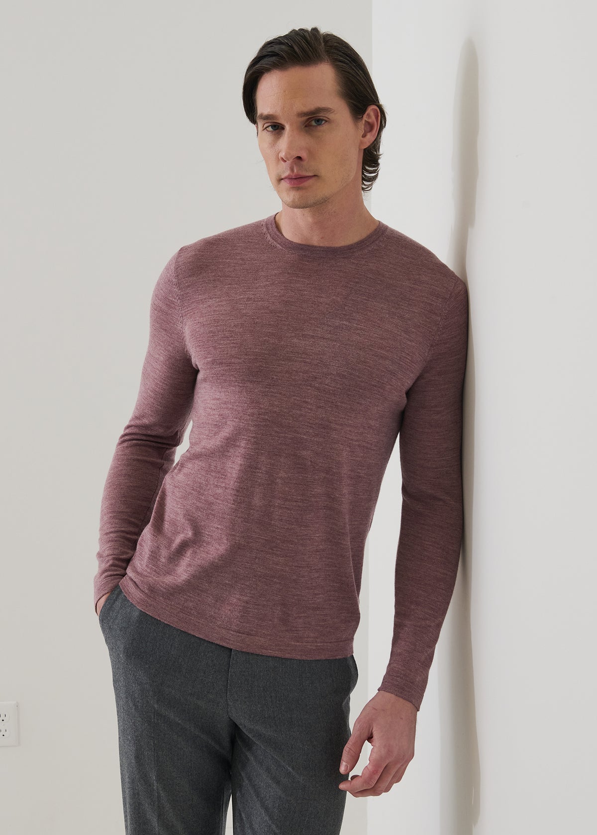 Extra-Fine Merino Crewneck - PATRICK ASSARAF