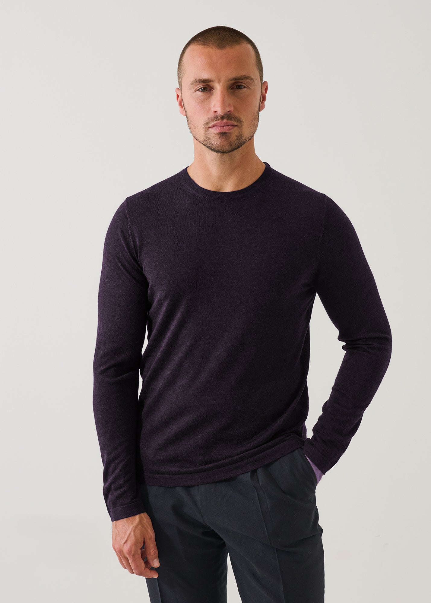 Extra-Fine Merino Crewneck - PATRICK ASSARAF