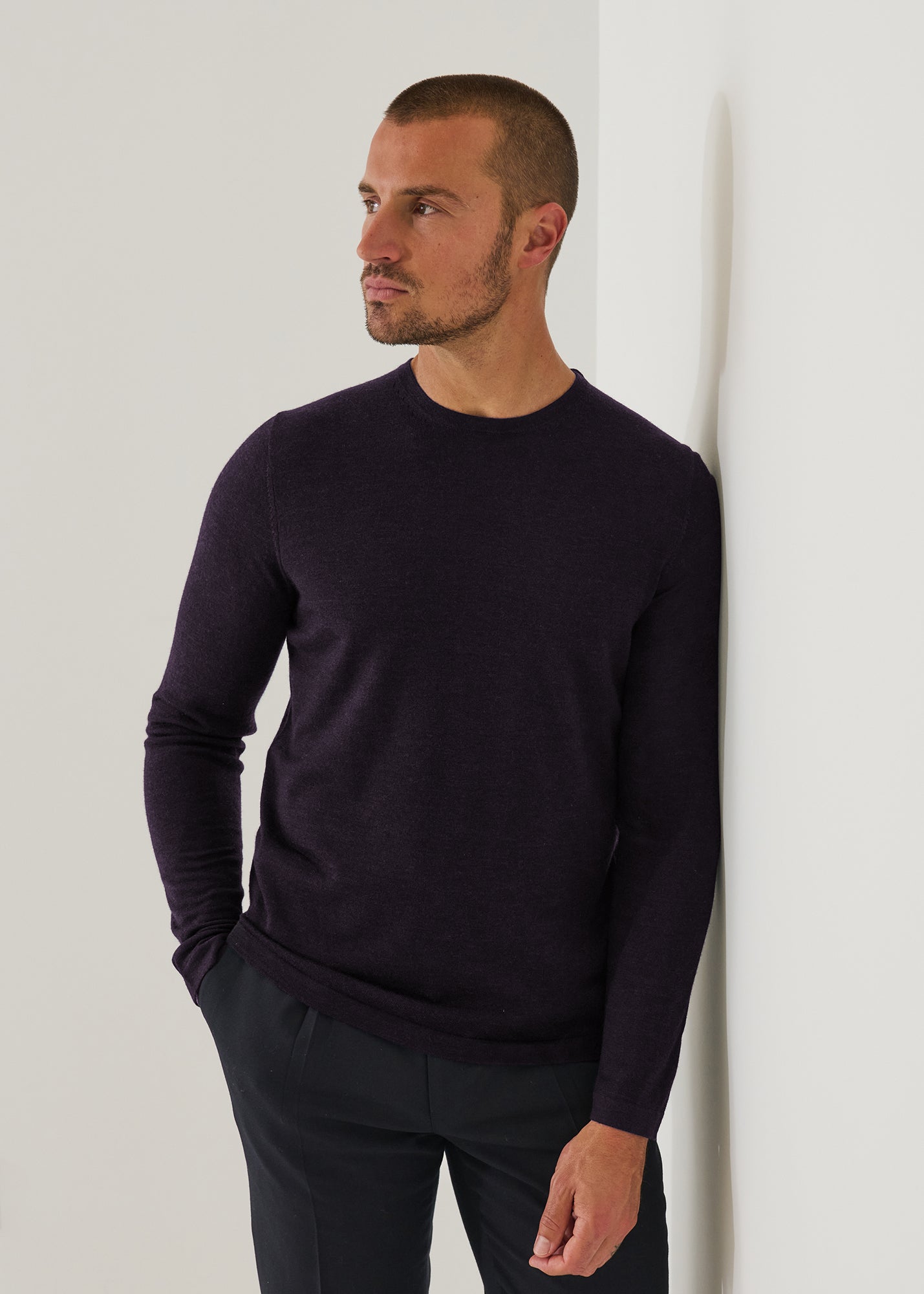 Extra-Fine Merino Crewneck - PATRICK ASSARAF