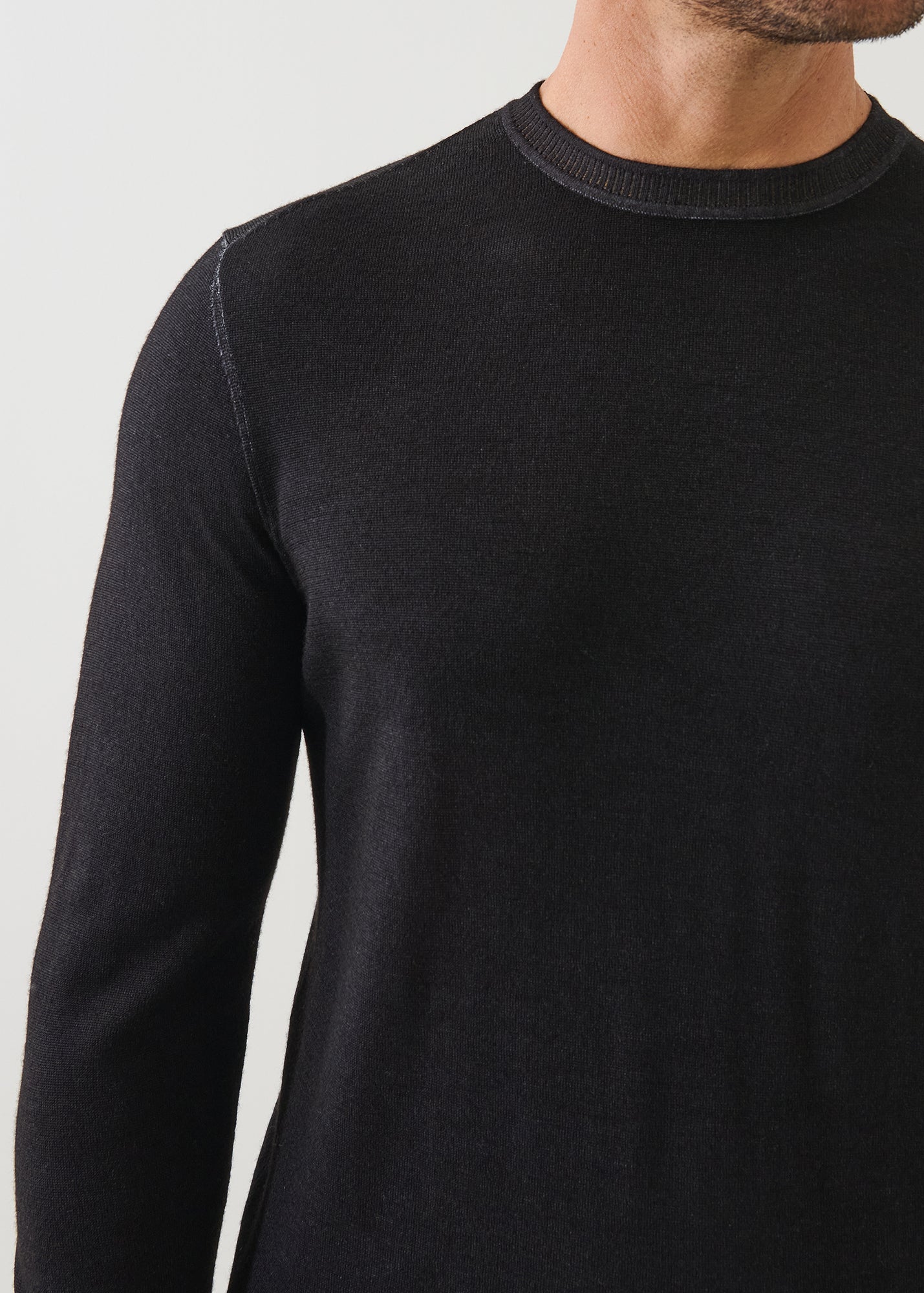 Extra-Fine Merino Vintage Wash Crewneck