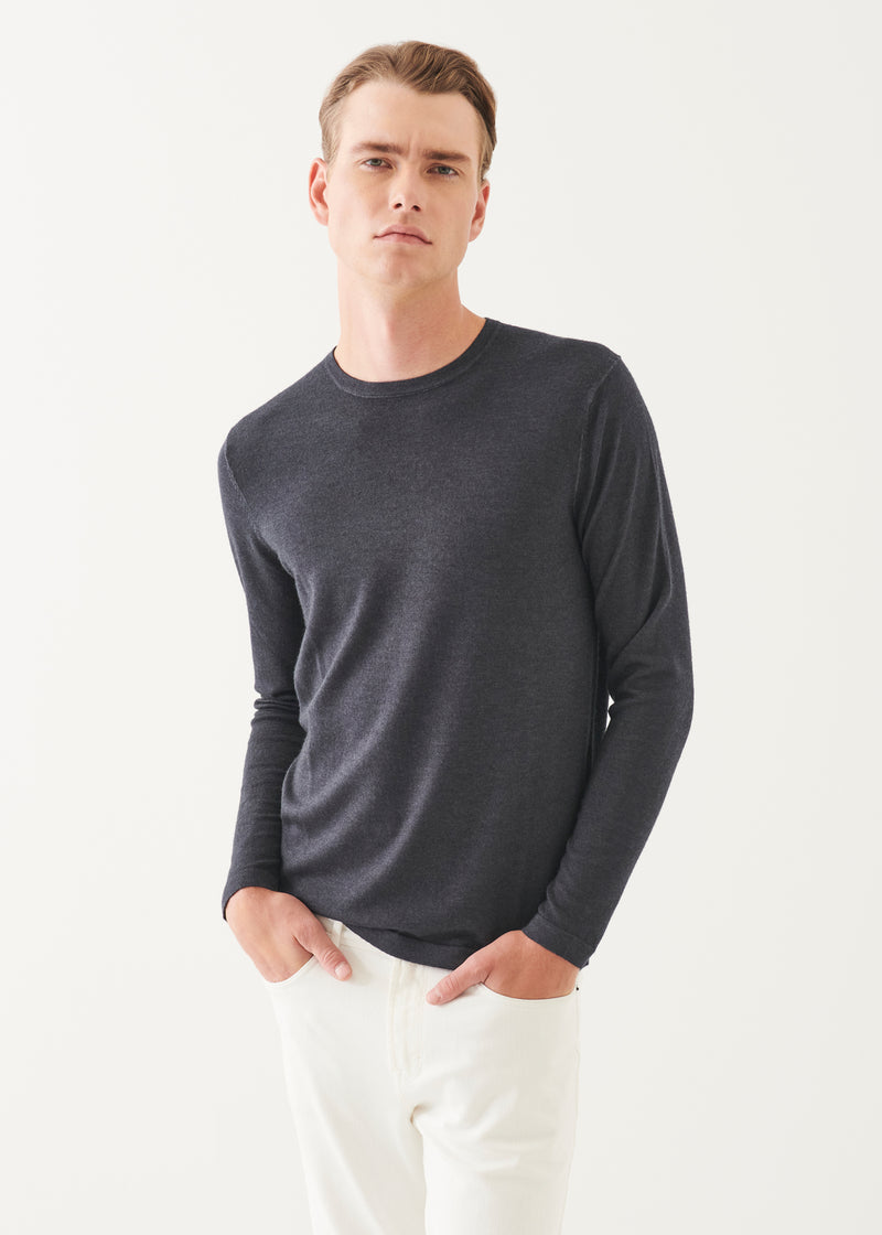 Extra-Fine Merino Vintage Wash Crewneck