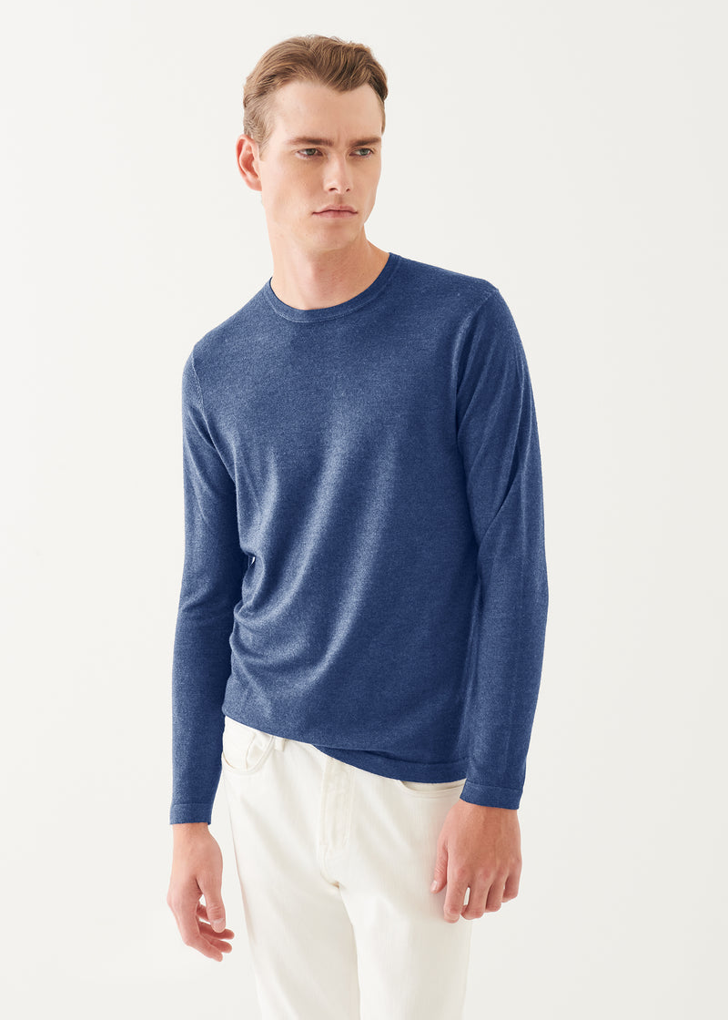 Extra-Fine Merino Vintage Wash Crewneck