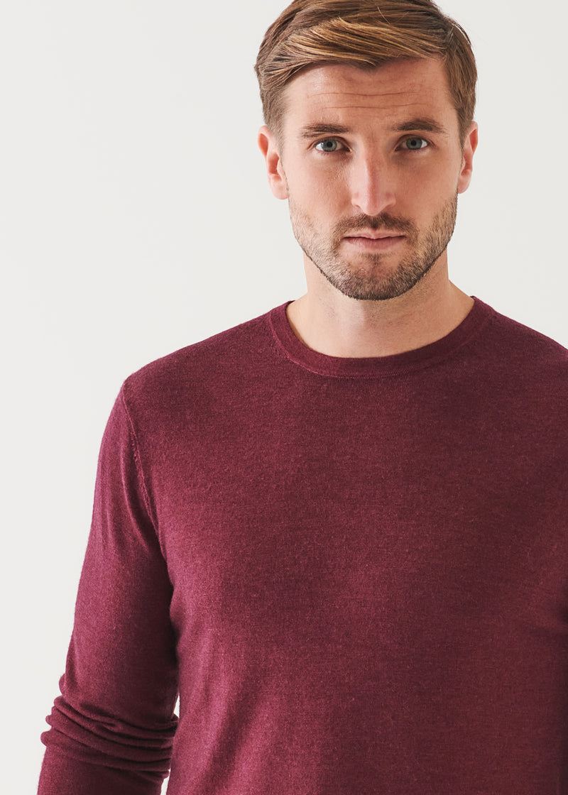 Extra-Fine Merino Vintage Wash Crewneck