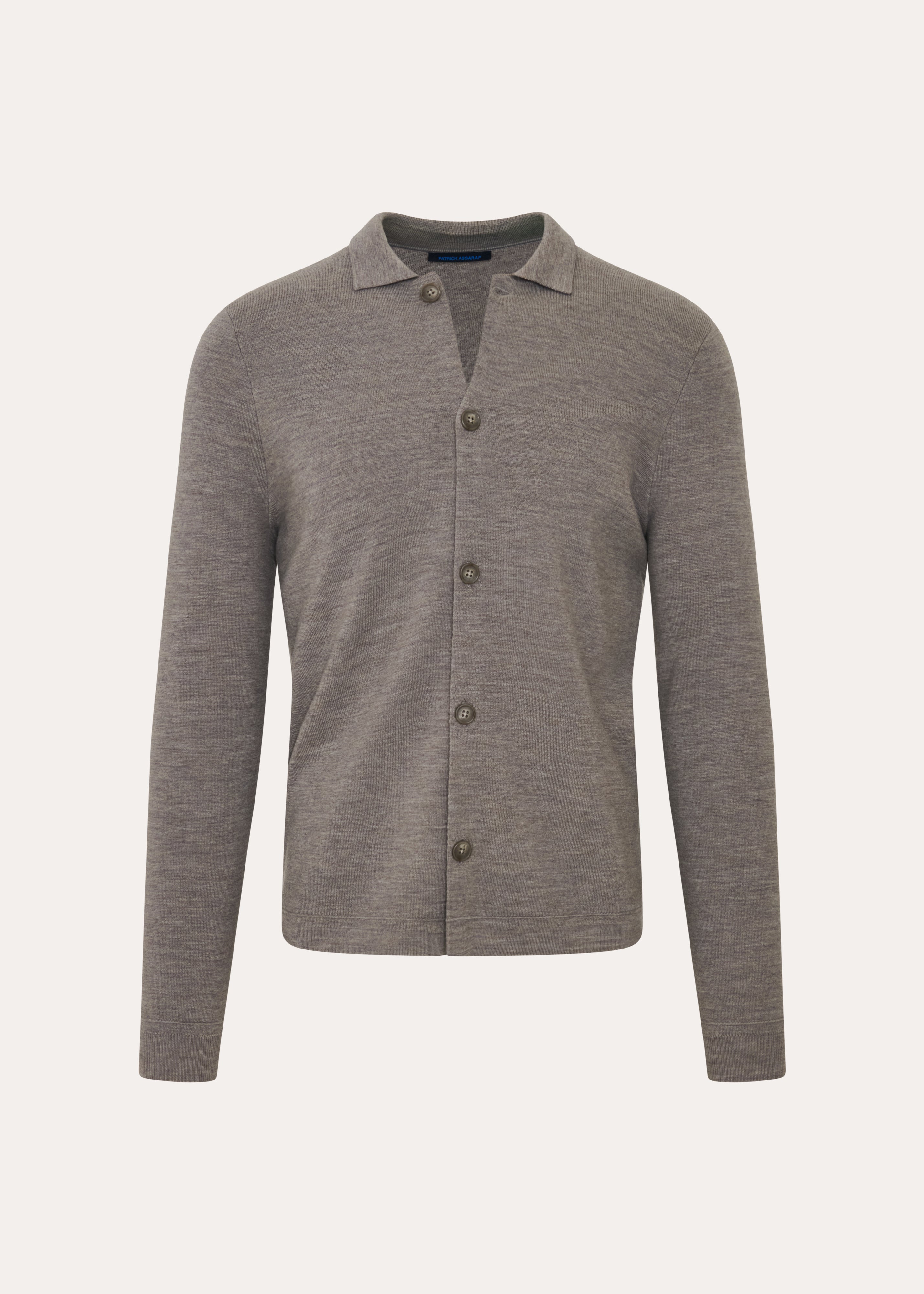 Extra-Fine Merino Wool Milano Stitch Shirt Jacket - PATRICK ASSARAF