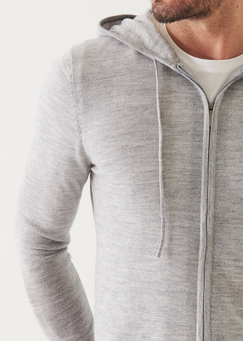 Extra-Fine Merino Full Zip Hoodie