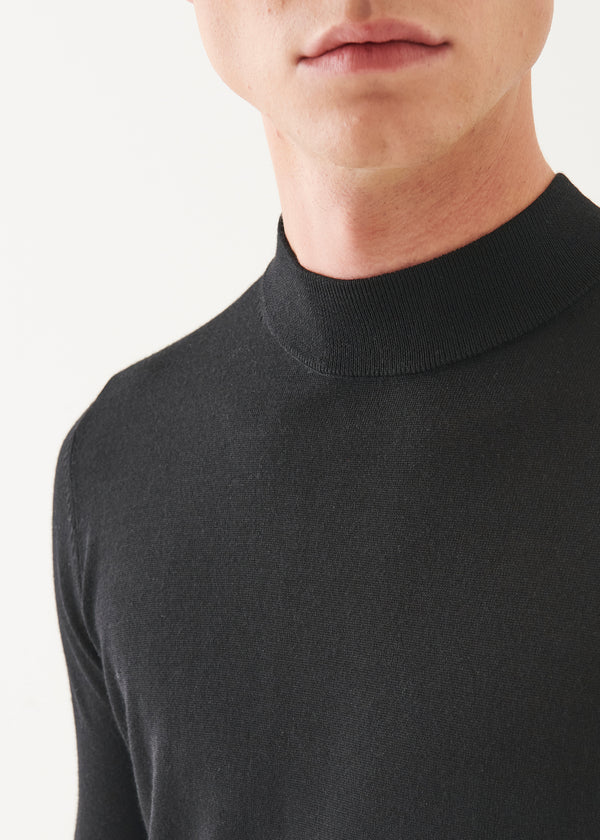 EXTRA-FINE MERINO MOCK NECK