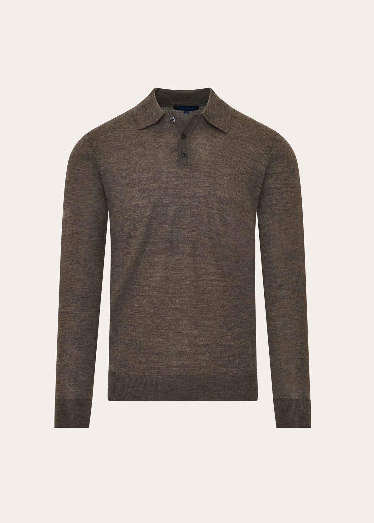 Extra-Fine Merino Button Polo - PATRICK ASSARAF