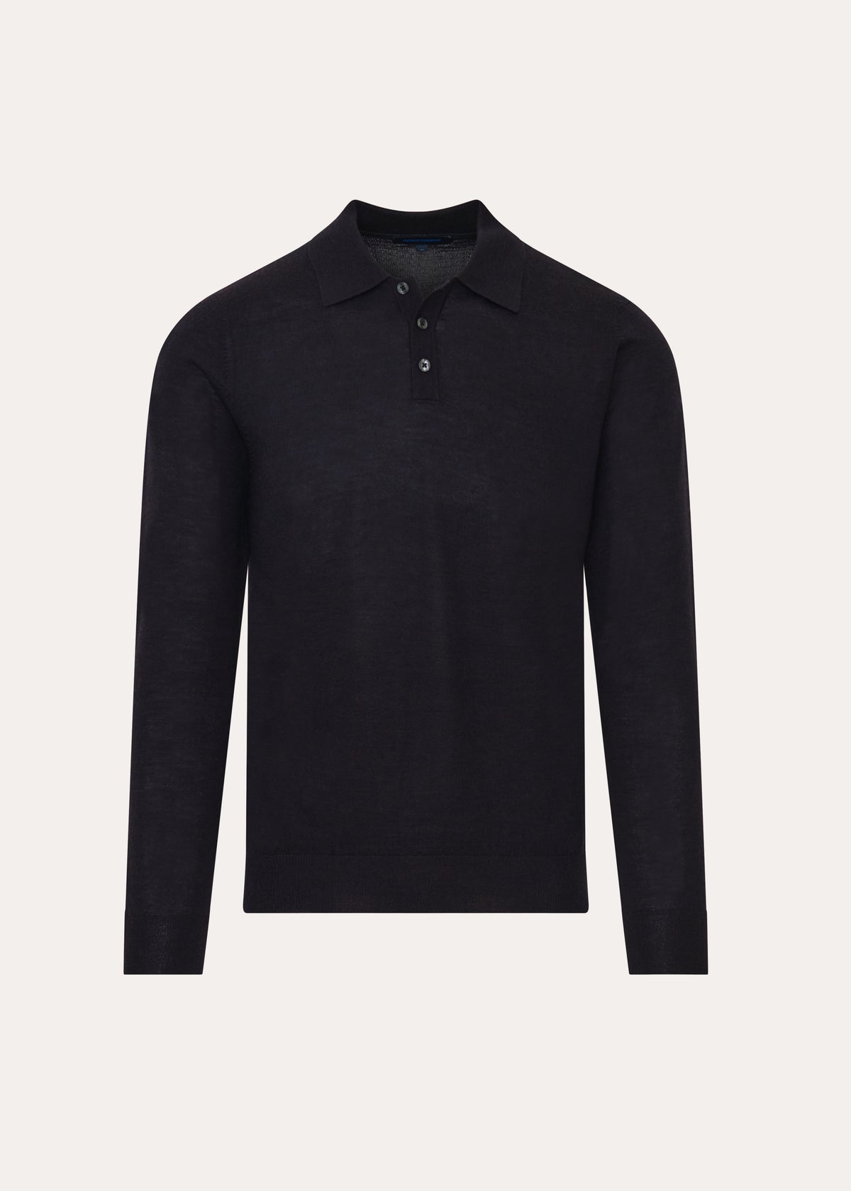 Extra-Fine Merino Button Polo - PATRICK ASSARAF