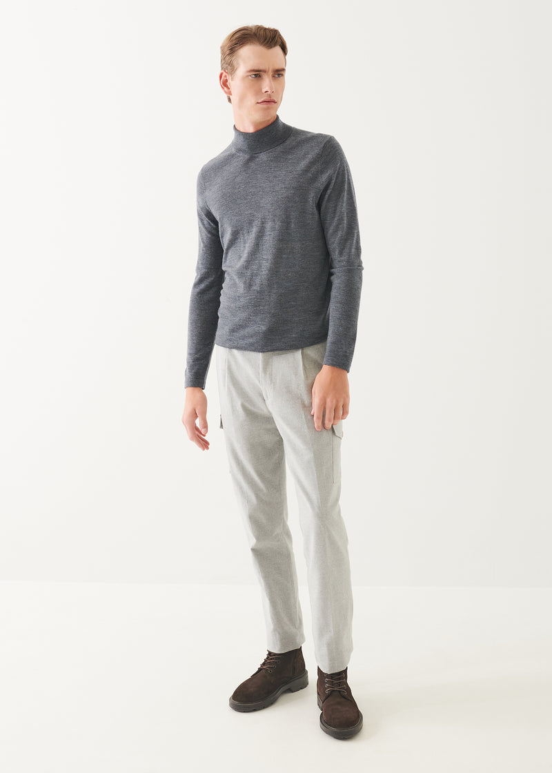 Extra-Fine Merino Turtleneck