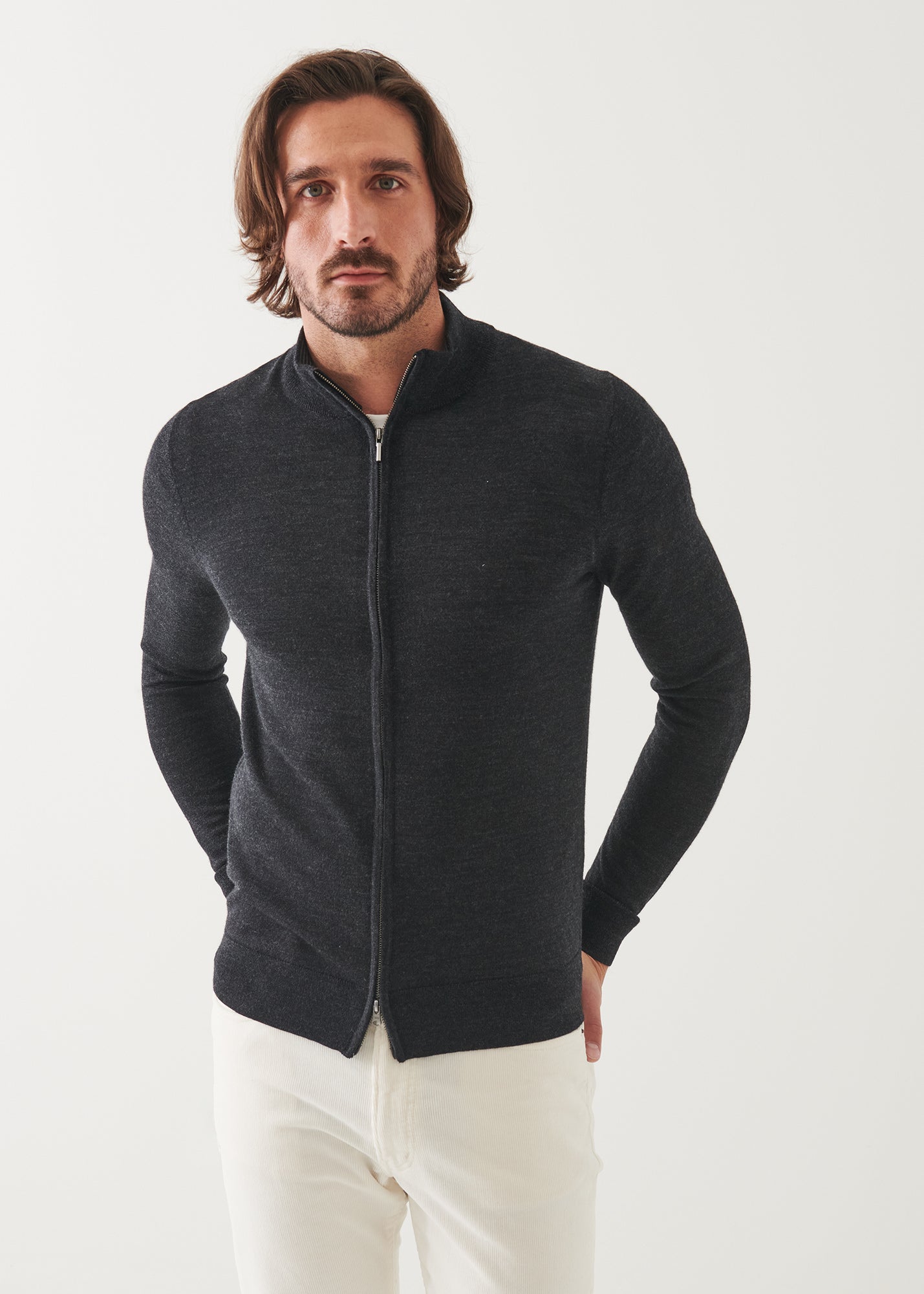 Extra-Fine Merino Full Zip - PATRICK ASSARAF
