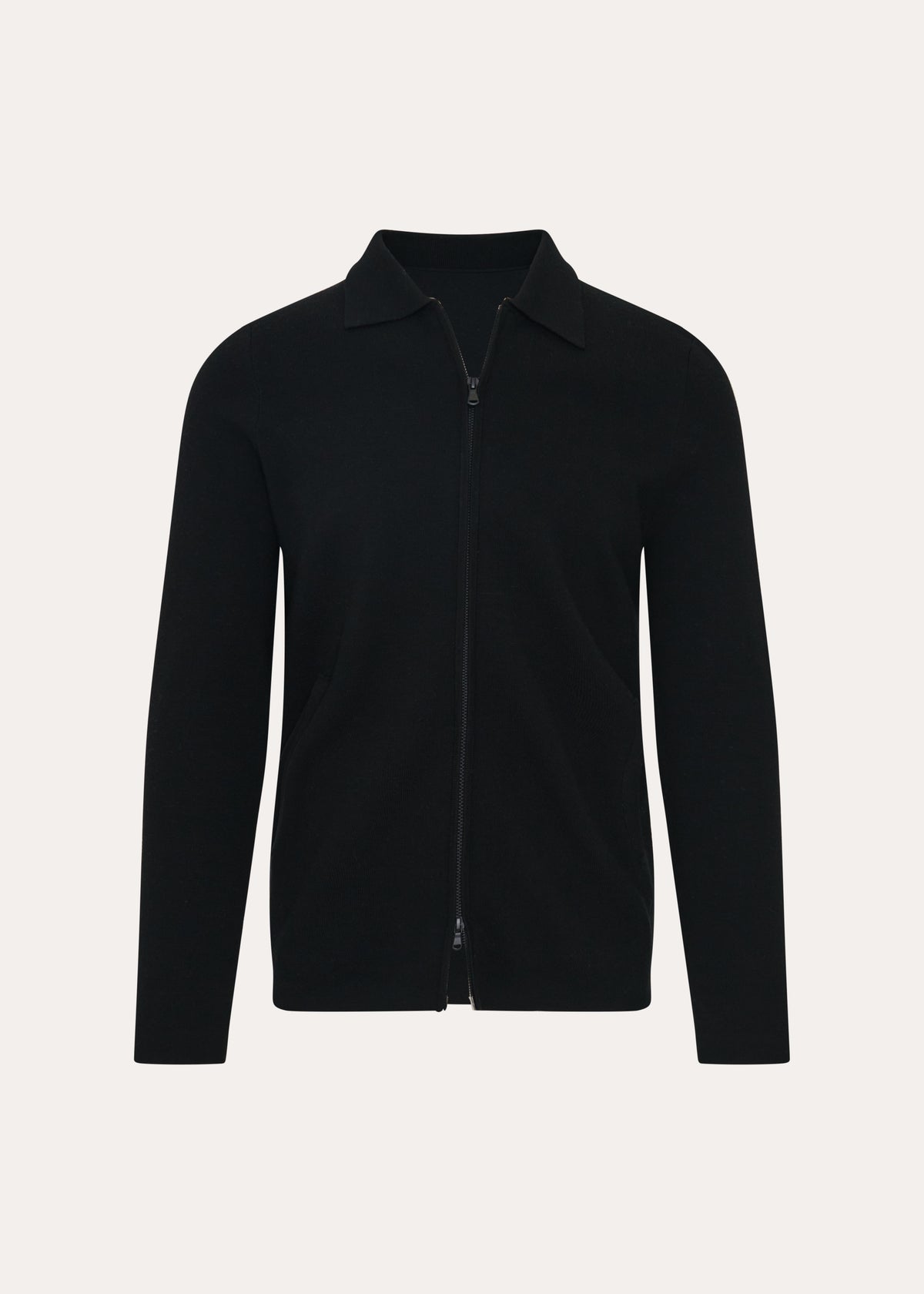 Extra-Fine Merino Half Milano Full Zip Shirt - PATRICK ASSARAF