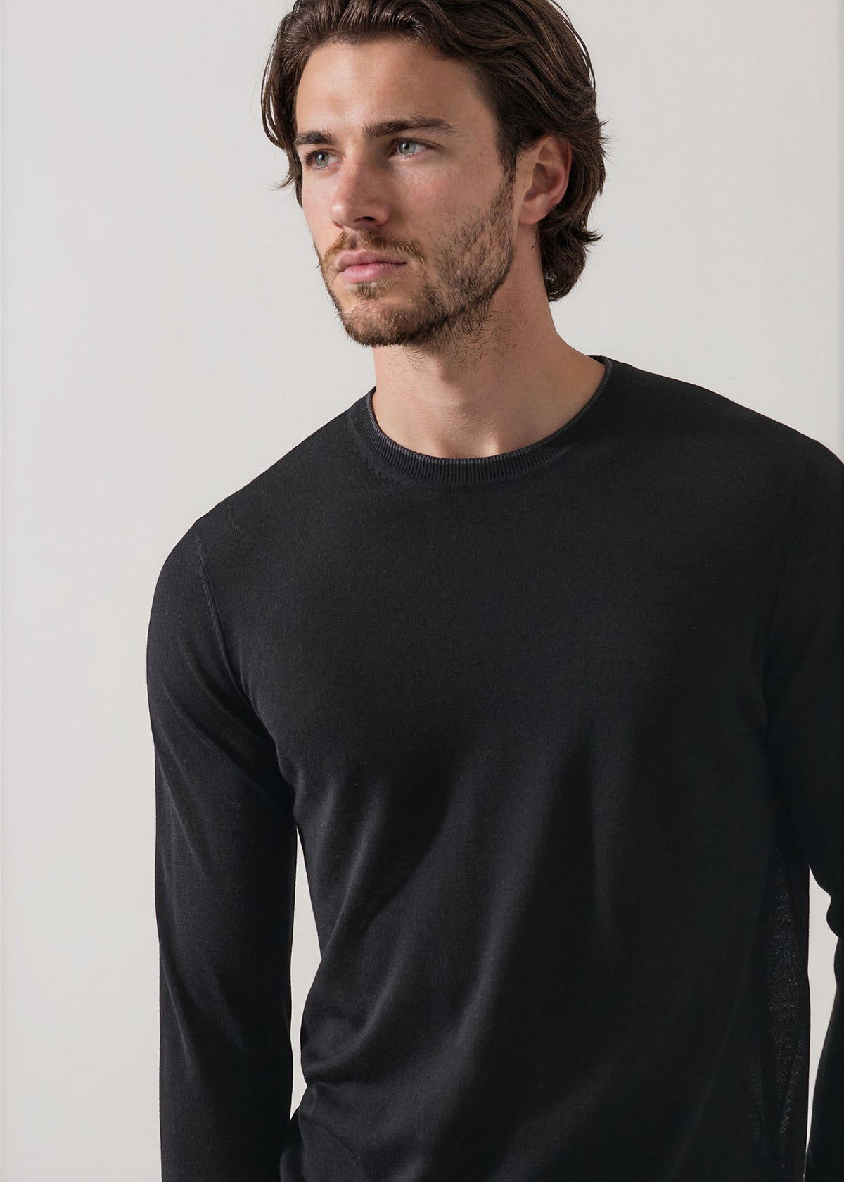 Superfine Merino Crewneck - PATRICK ASSARAF
