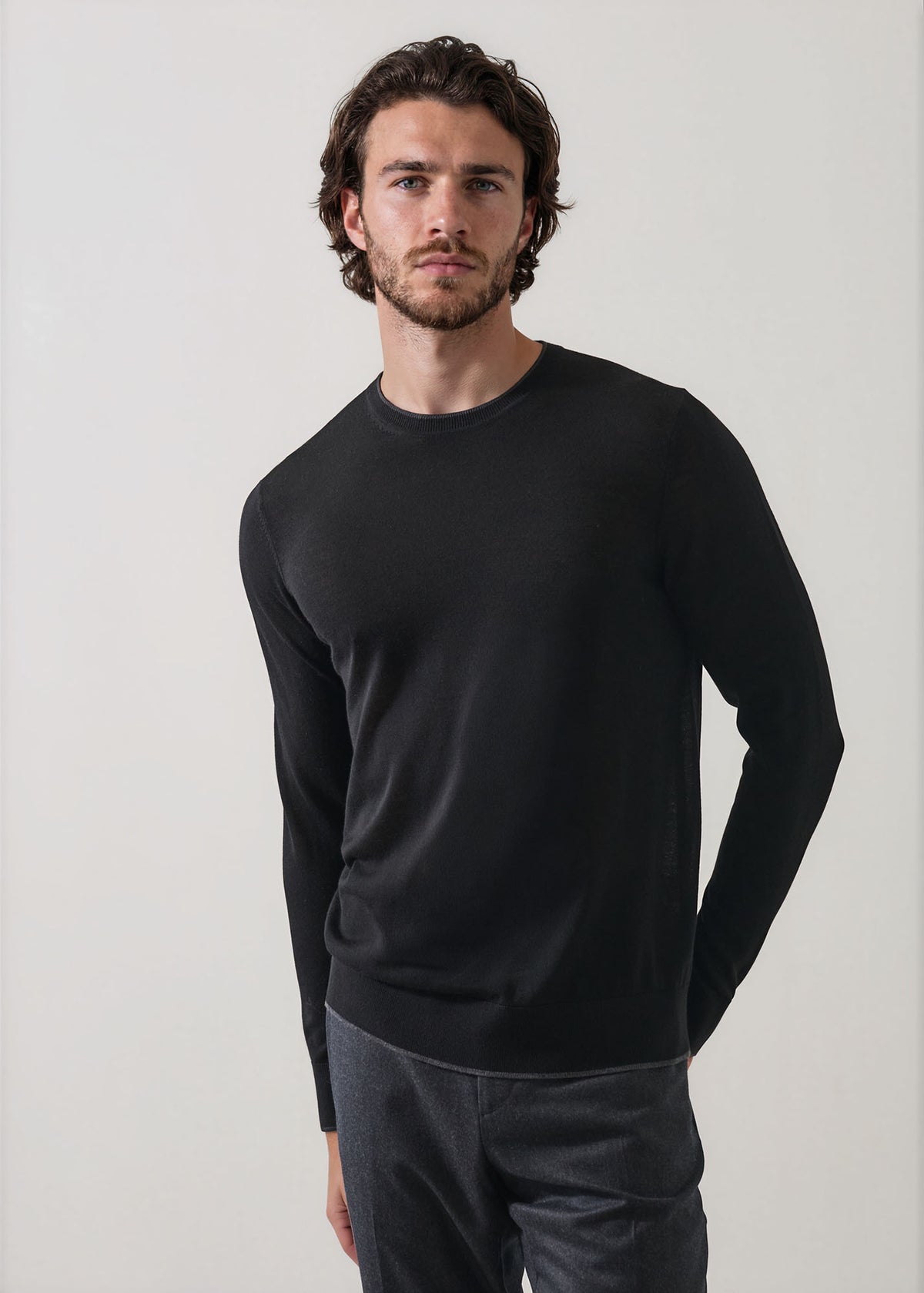 Superfine Merino Crewneck - PATRICK ASSARAF