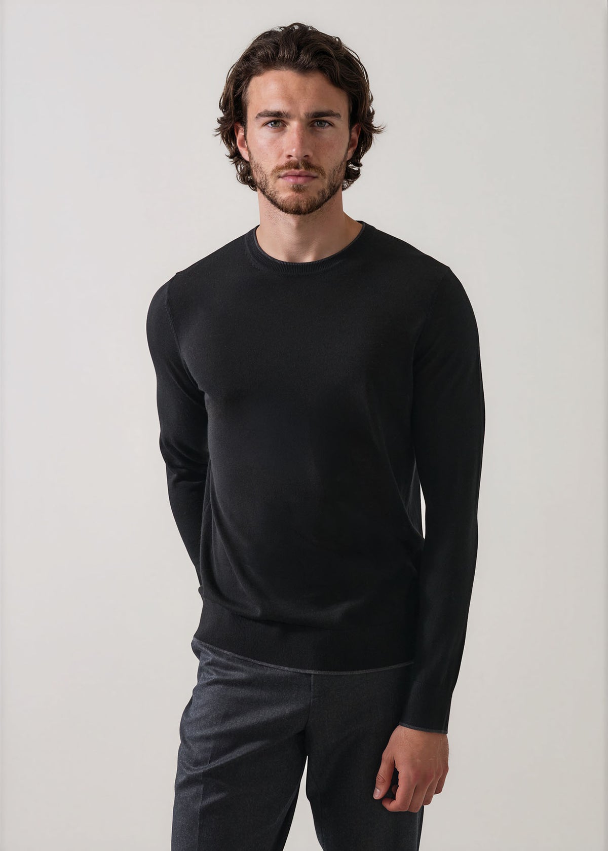 Superfine Merino Crewneck - PATRICK ASSARAF