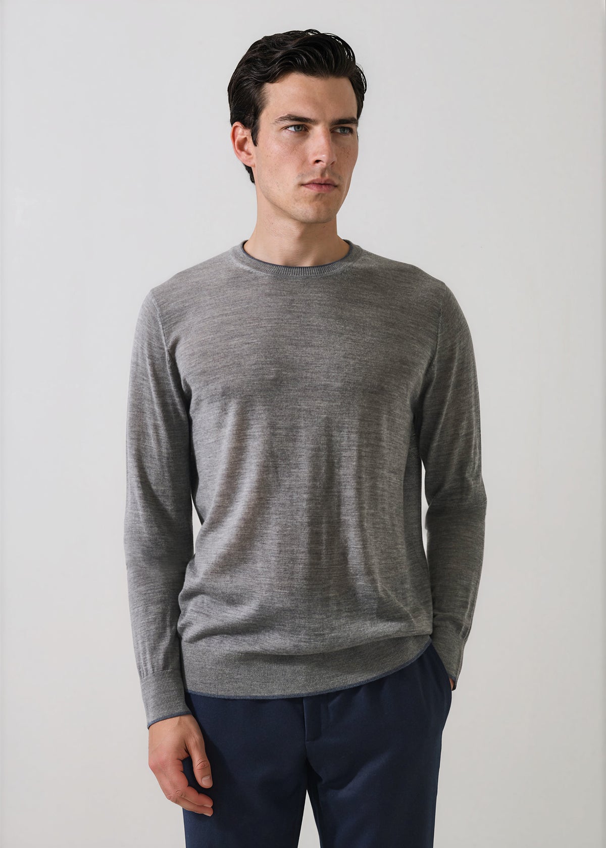 Superfine Merino Crewneck - PATRICK ASSARAF