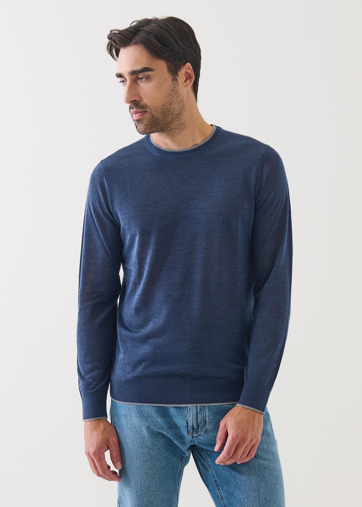 Superfine Merino Crewneck - PATRICK ASSARAF