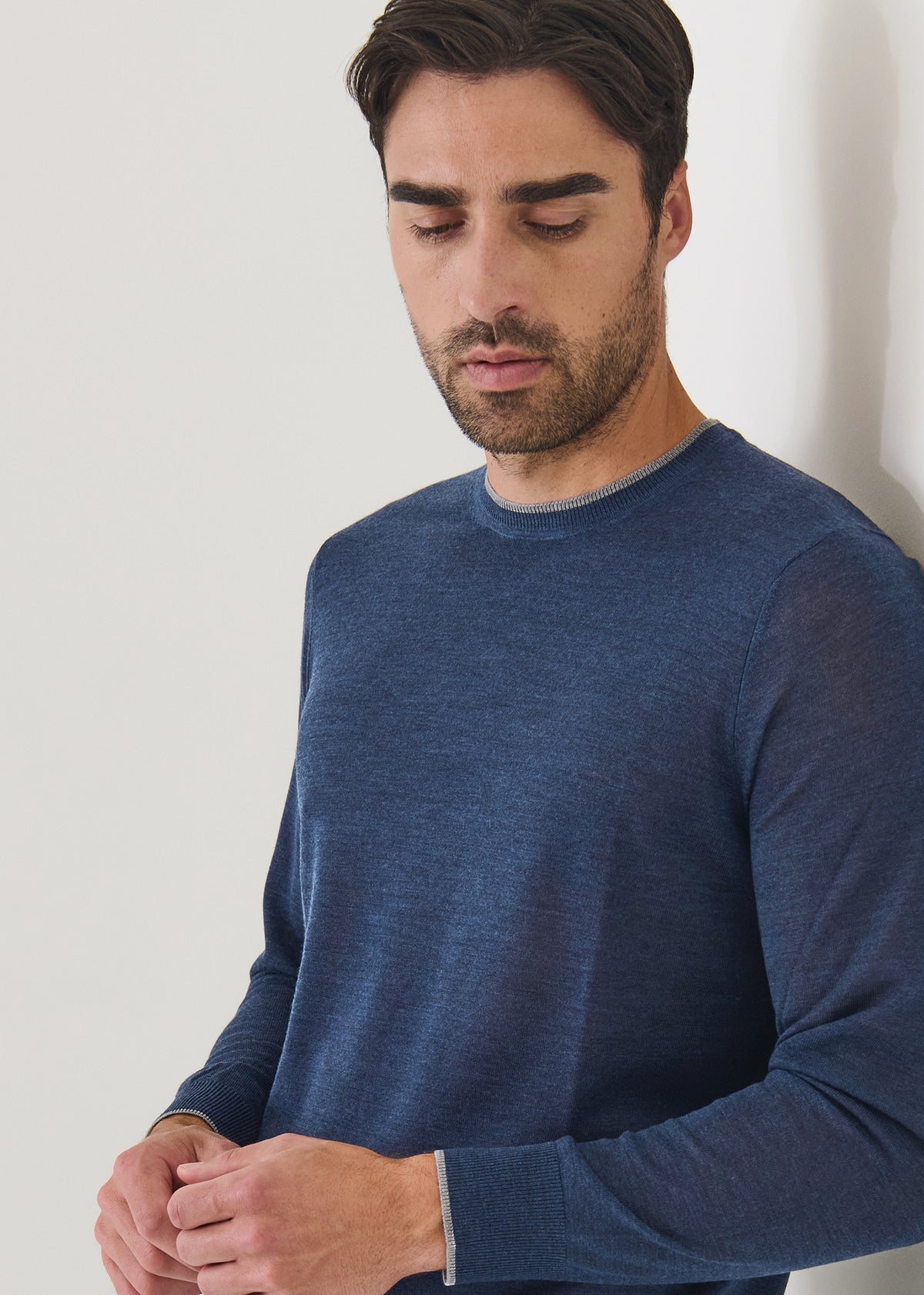 Superfine Merino Crewneck - PATRICK ASSARAF