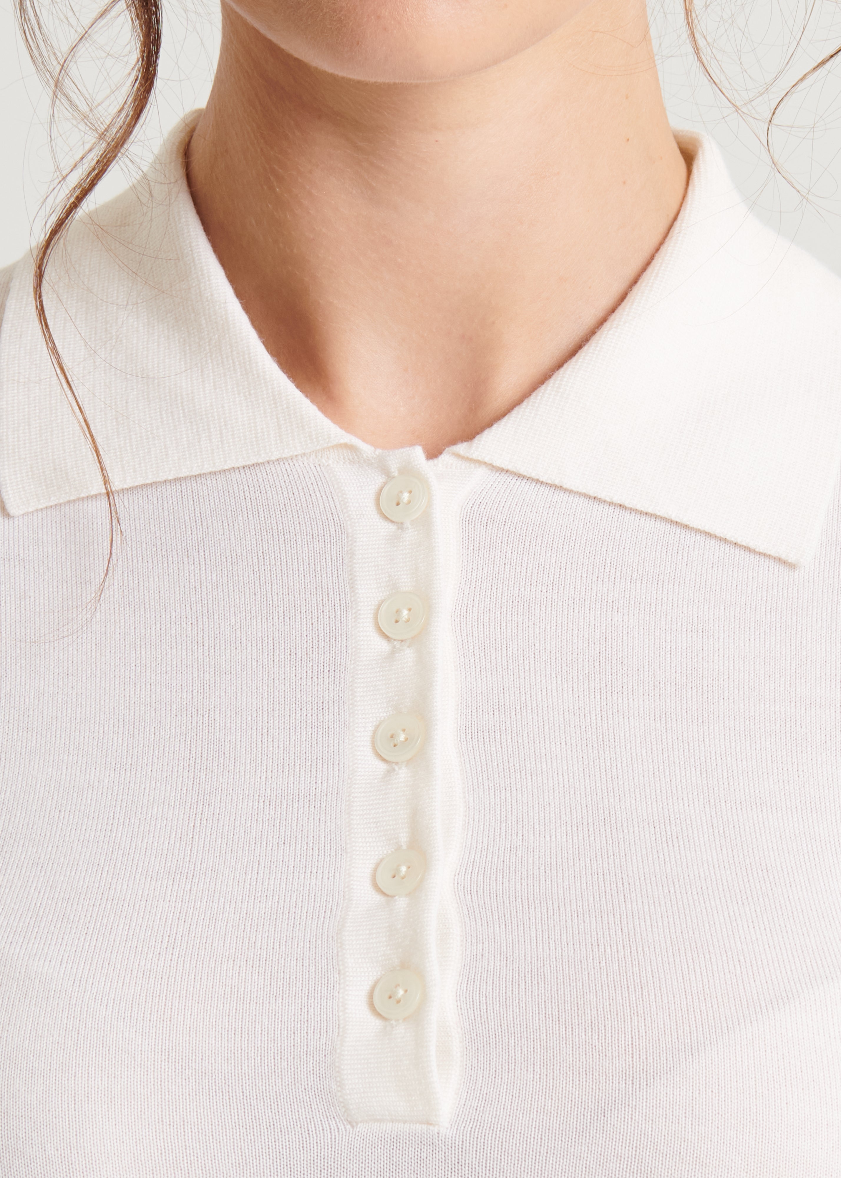 Superfine Merino Fitted Polo
