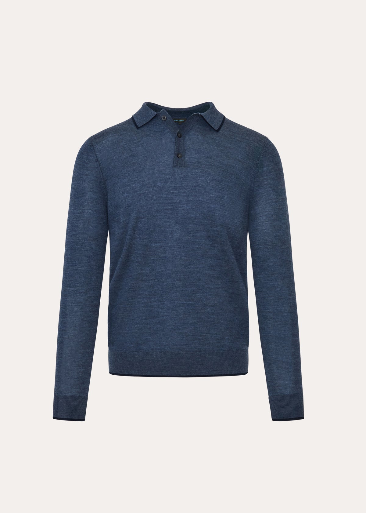 Superfine Merino Button Polo - PATRICK ASSARAF