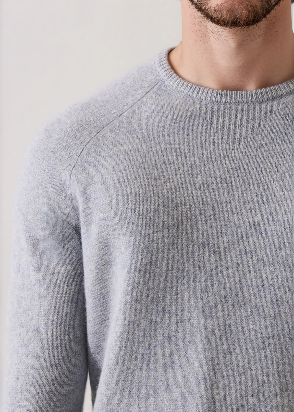 Superfine Lambswool Crewneck - PATRICK ASSARAF