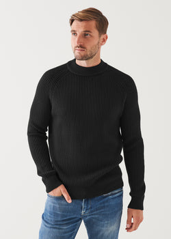 Merino Ribbed Knit Sweater