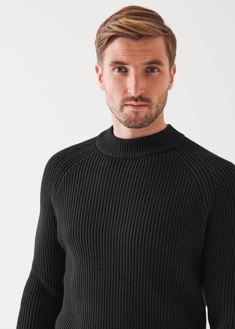 Merino Ribbed Knit Sweater