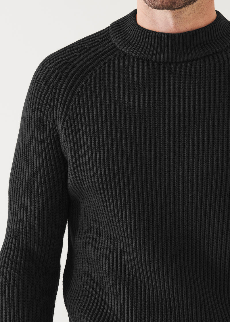 Merino Ribbed Knit Sweater