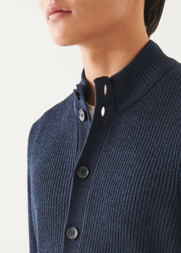 Merino Button Front Cardigan