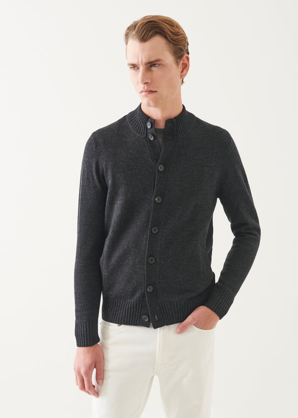 Merino Button Front Cardigan